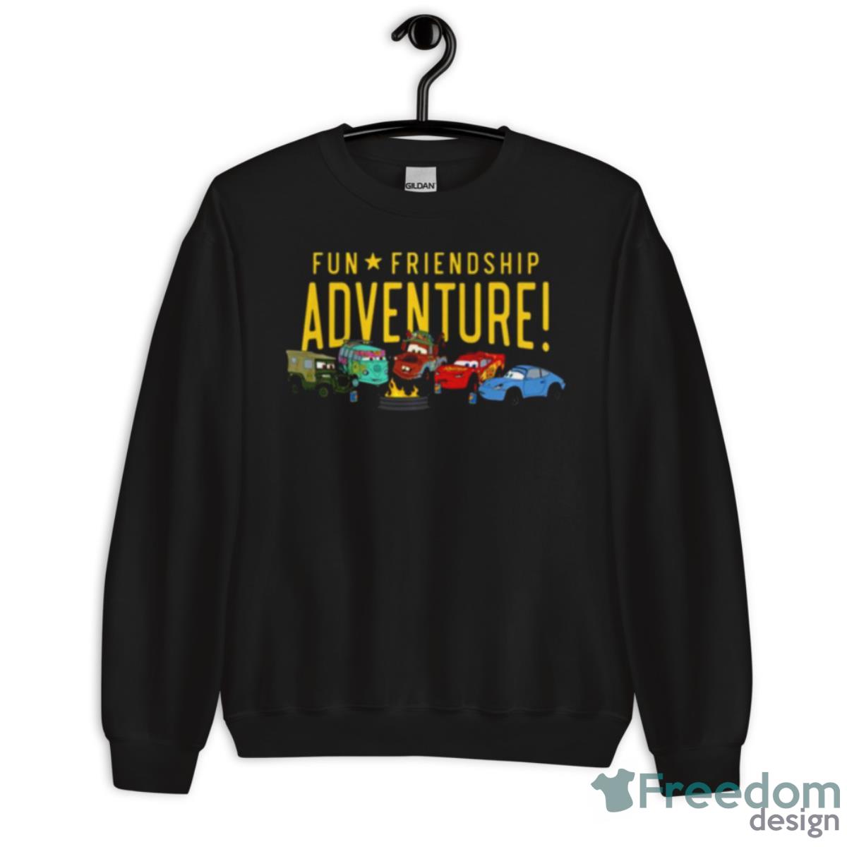 Fun Friendship Adventur Cars Movie Shirt - Unisex Crewneck Sweatshirt