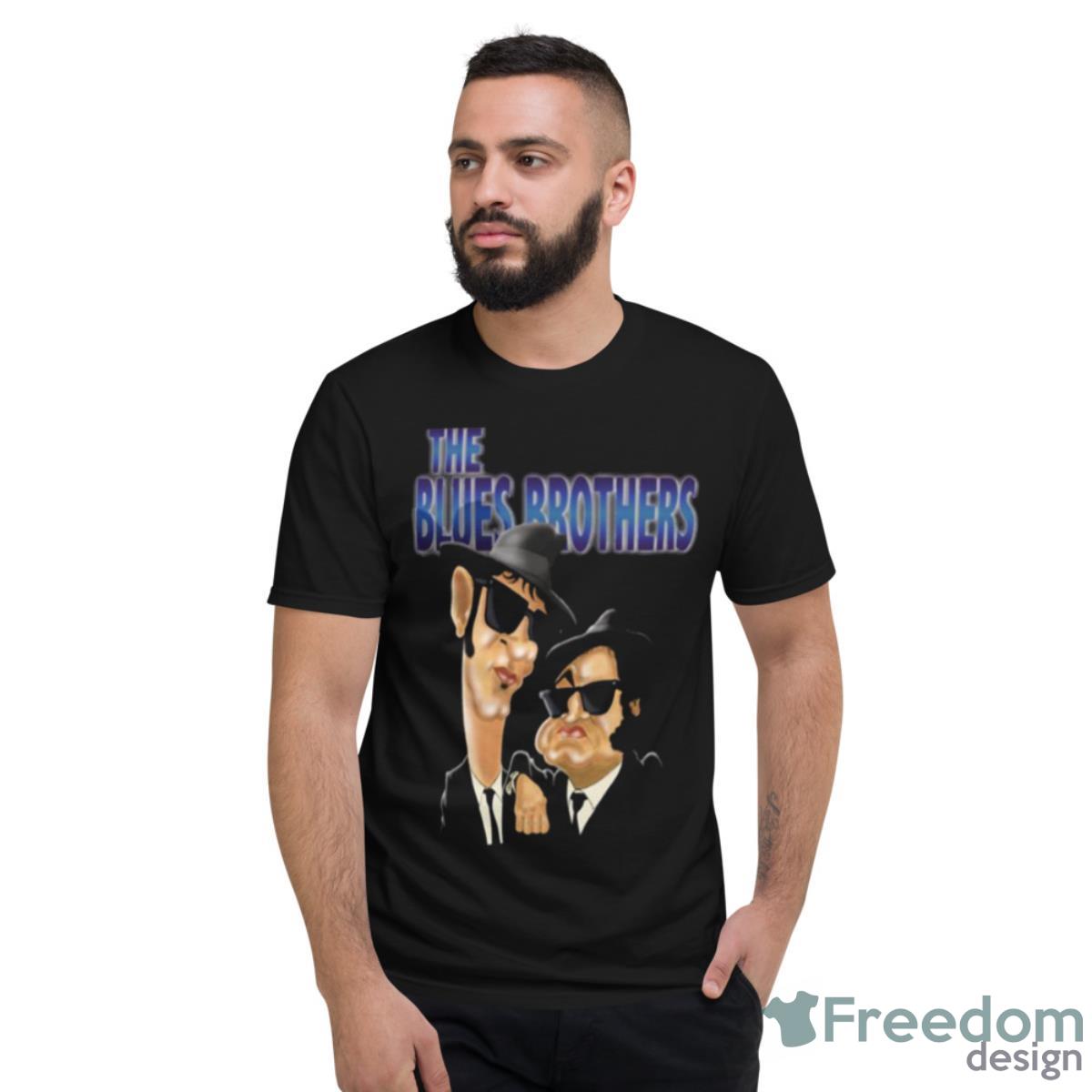 Funny Cartoon Art The Blues Brothers Shirt - Short Sleeve T-Shirt