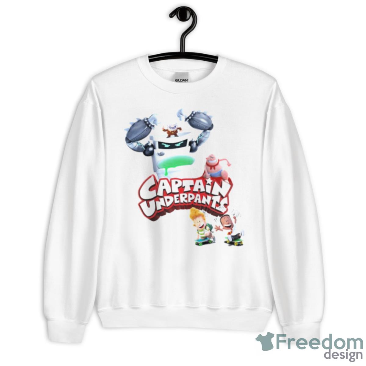 Funny Cartoon Mens Best Captain Underpants Shirt - Unisex Heavy Blend Crewneck Sweatshirt