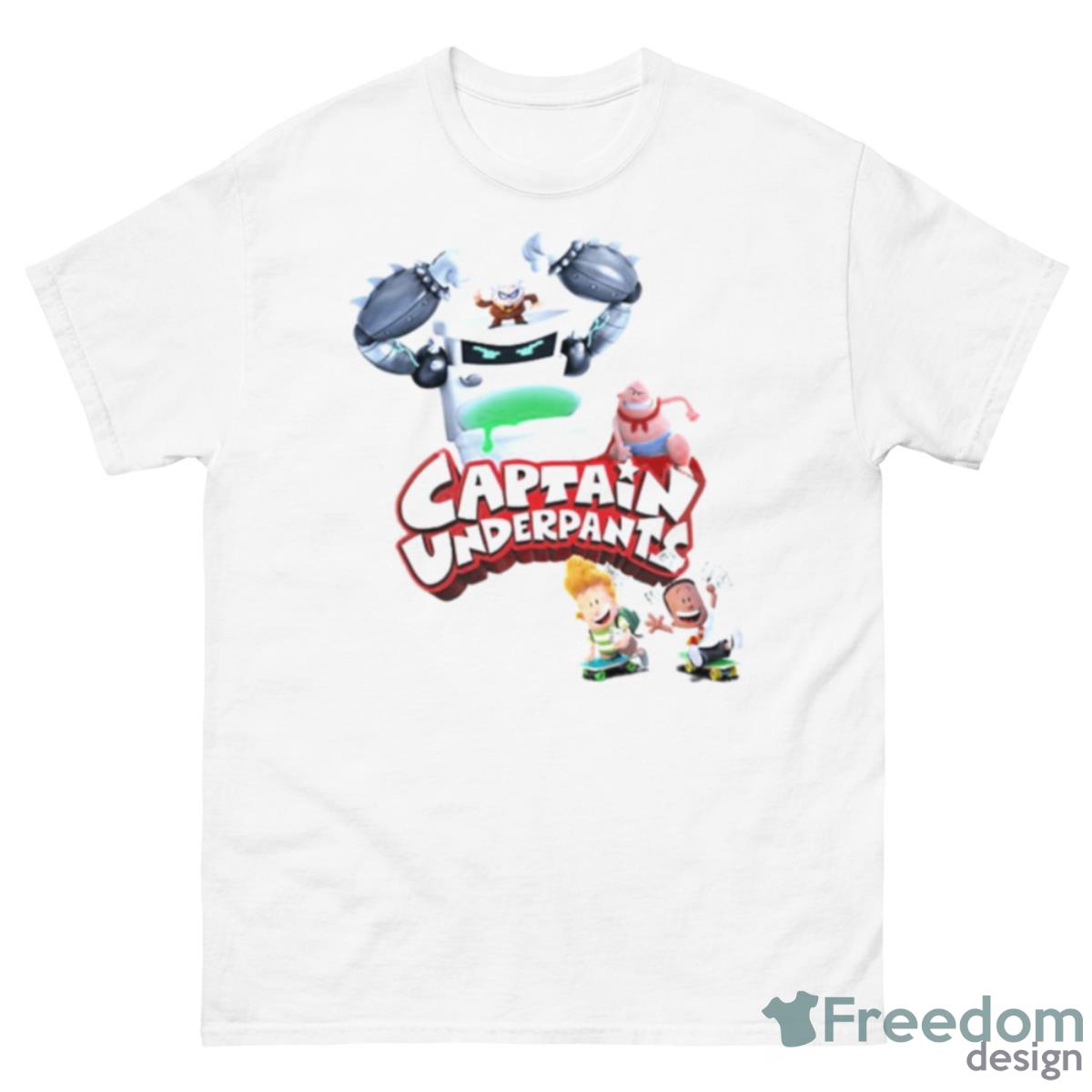 Funny Cartoon Mens Best Captain Underpants Shirt - 500 Men’s Classic Tee Gildan