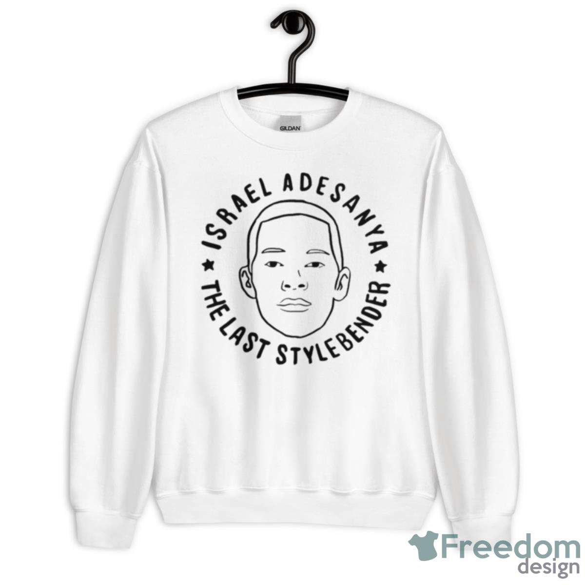 Funny Design Israel Adesanya Shirt - Unisex Heavy Blend Crewneck Sweatshirt