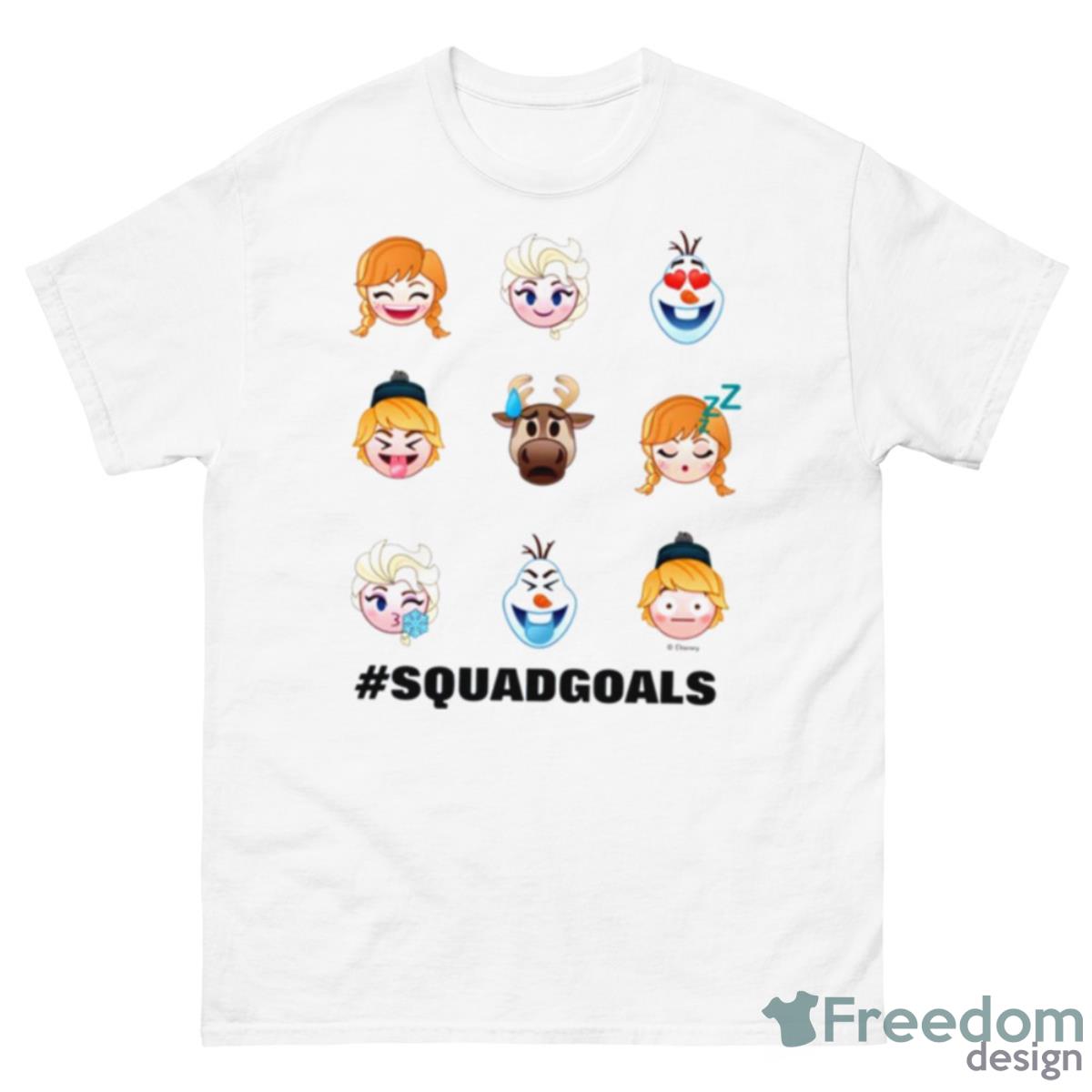 Funny Squad Frozen Emoji Characters Shirt - 500 Men’s Classic Tee Gildan