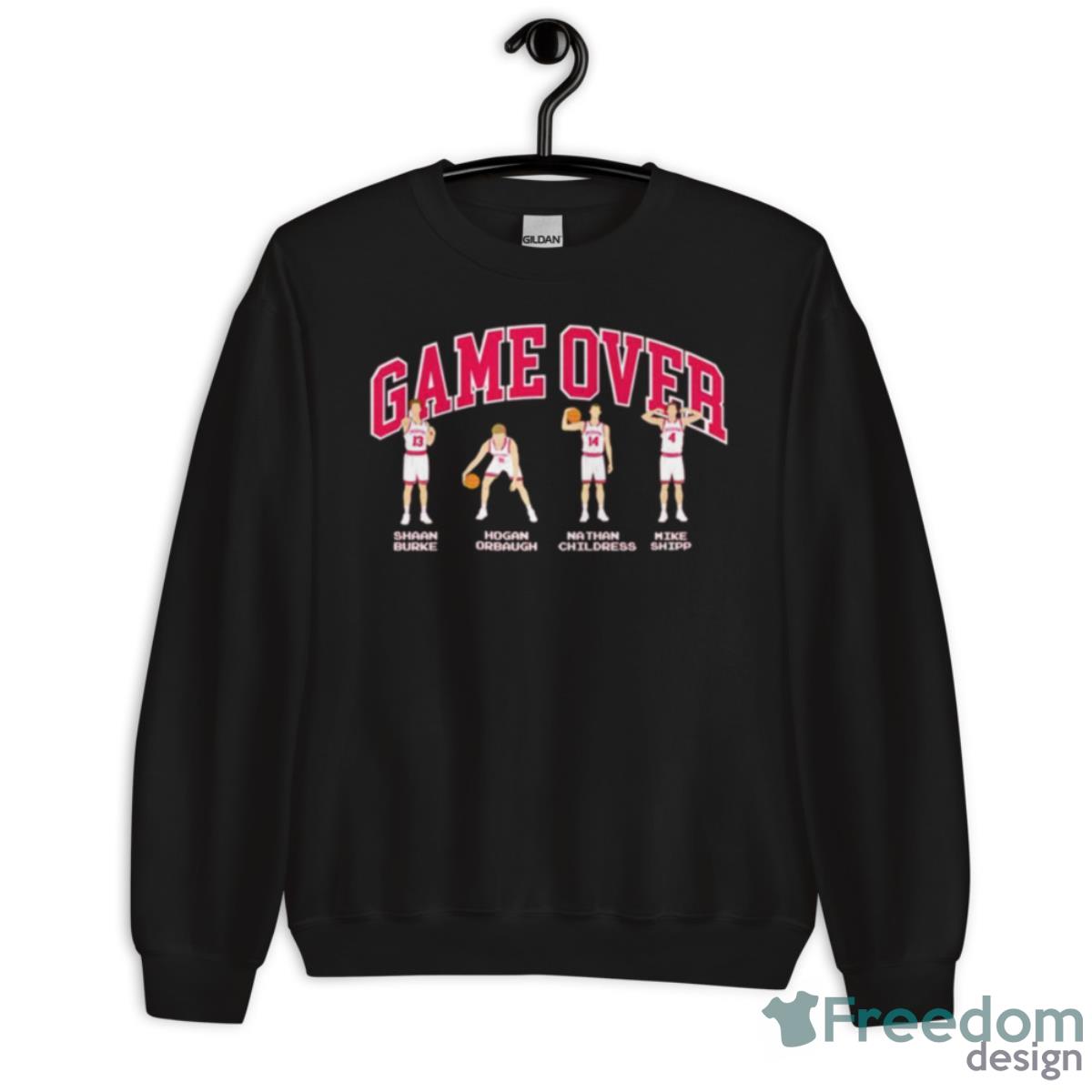 Game Over Shaan Burke Hogan Orbaugh Nathan Childress And Mike Shipp Shirt - Unisex Crewneck Sweatshirt