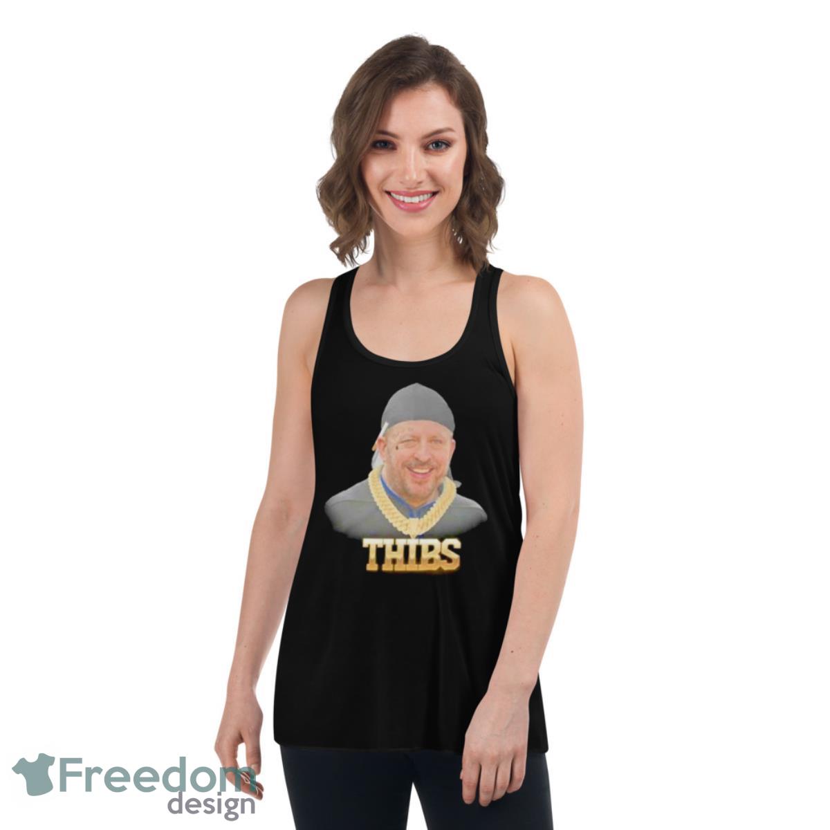 Gangsta Thibs Ball As Life Shirt - Womens Flowy Racerback Tank Gangsta Thibs Ball As Life Shirt - Womens Flowy Racerback Tank