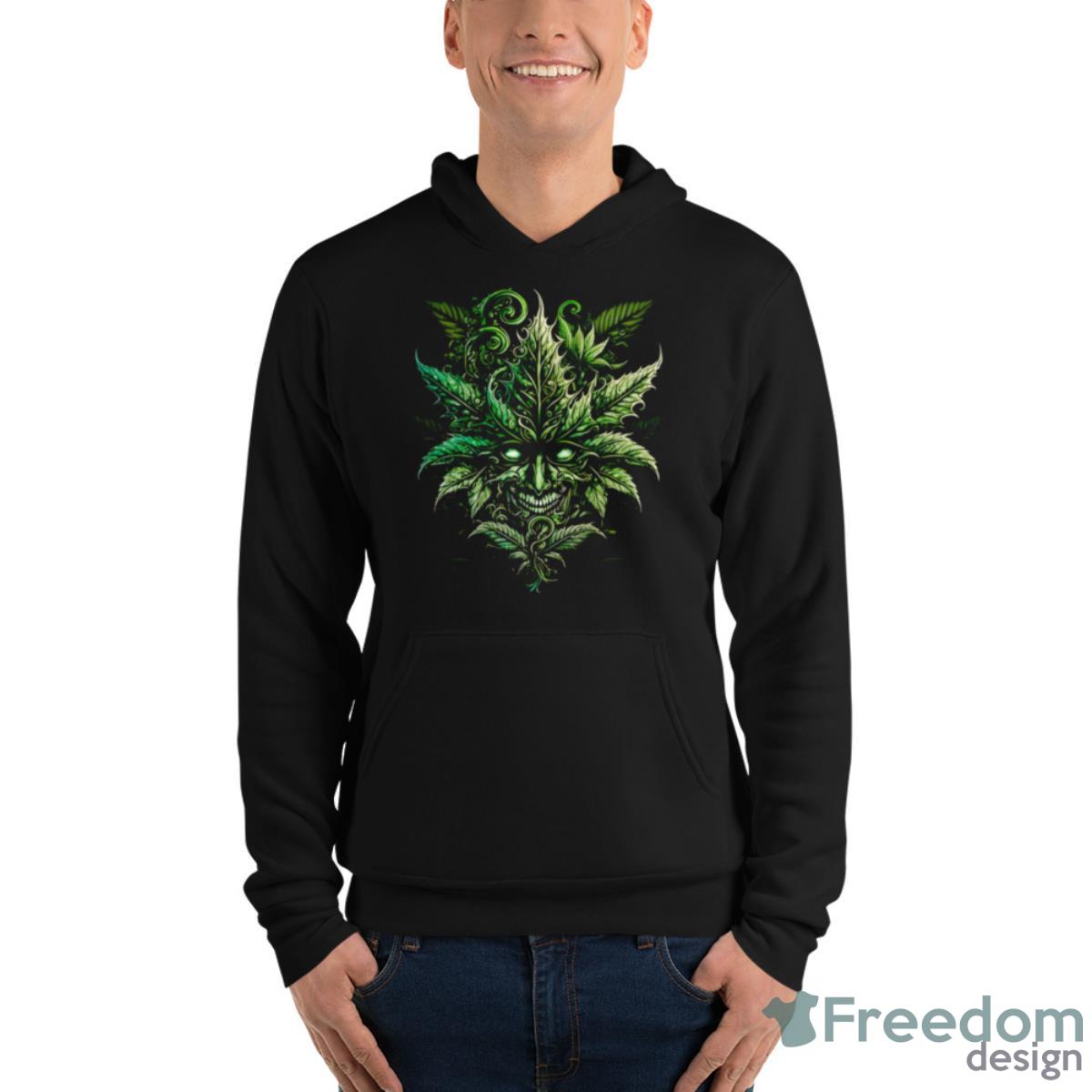 Ganja Skull Leaf NBA ArShirt - Unisex Fleece Pullover Hoodie Ganja Skull Leaf NBA ArShirt - Unisex Fleece Pullover Hoodie