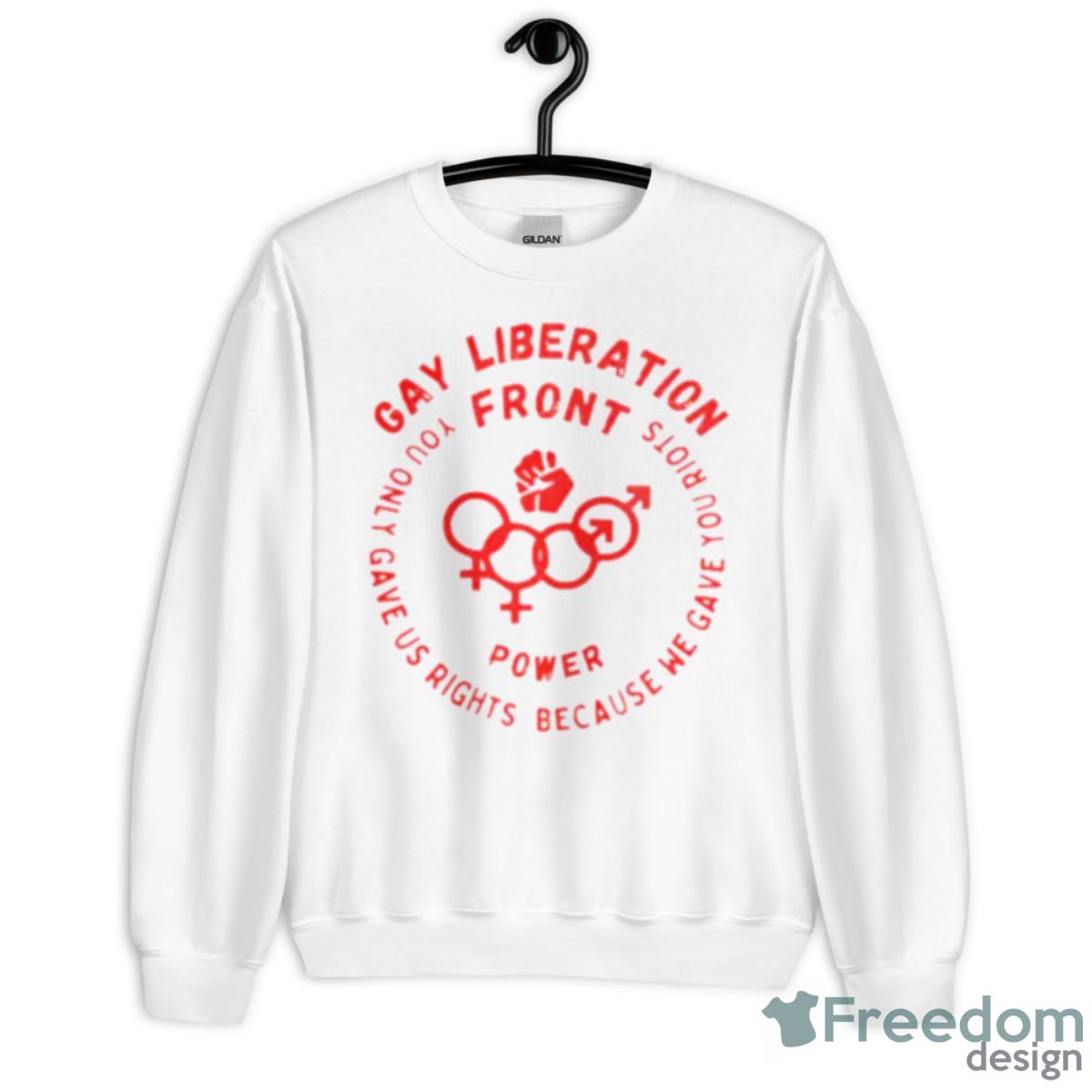 Gay Liberation Front Power Shirt - Unisex Heavy Blend Crewneck Sweatshirt