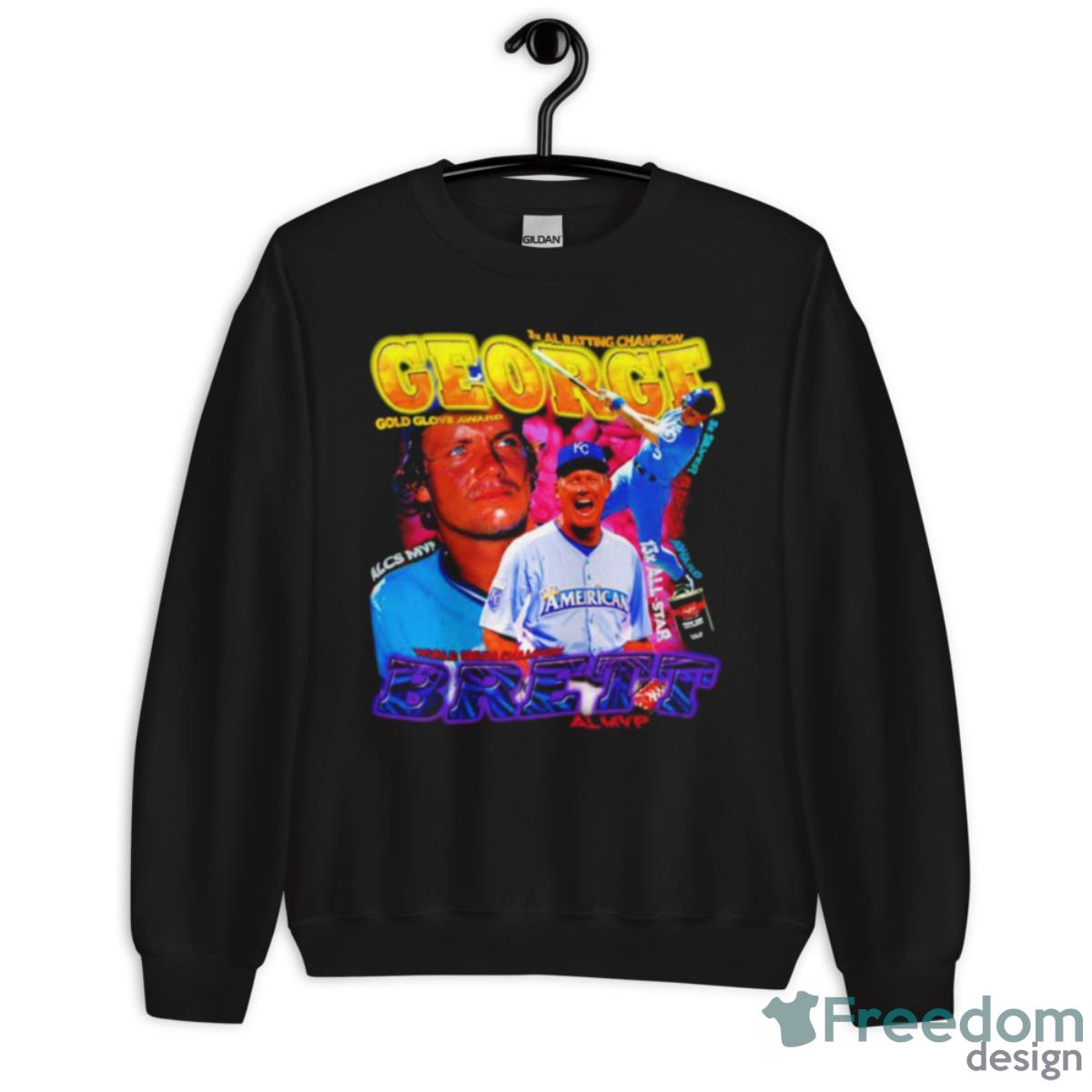 George Brett 3x AL Batting Champion Shirt - Unisex Crewneck Sweatshirt