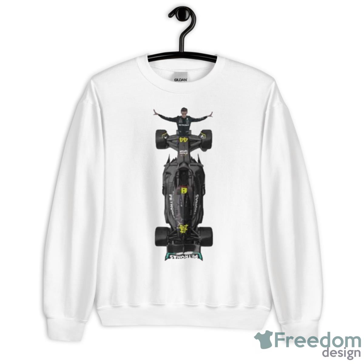 George Russell Mercedes F1 New Front Wing Funny Shirt - Unisex Heavy Blend Crewneck Sweatshirt