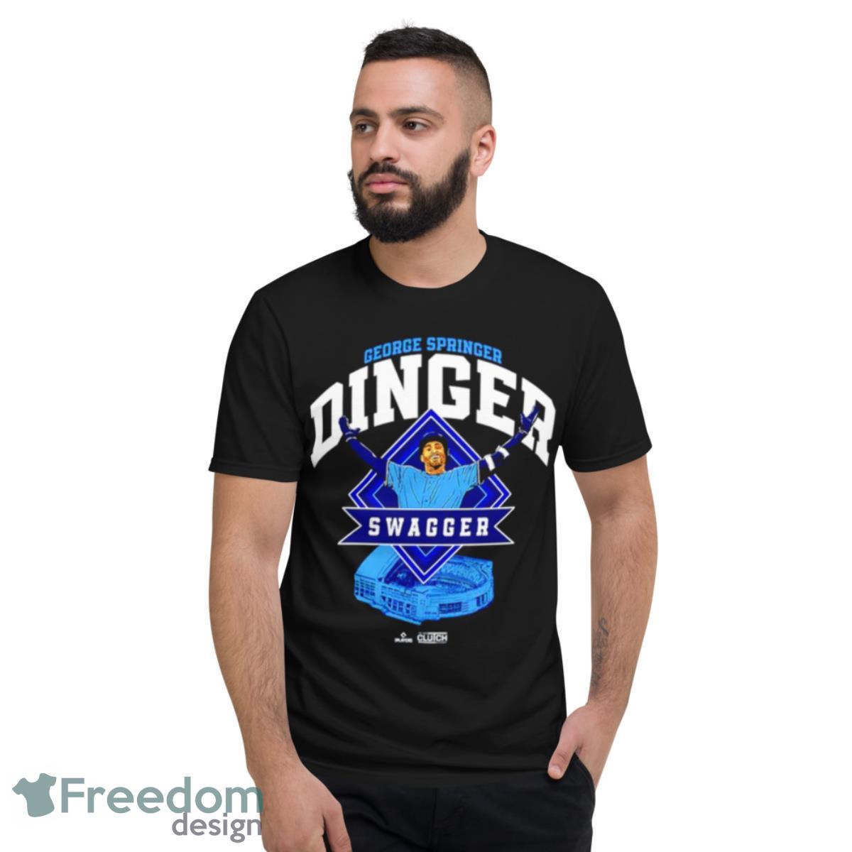 George Springer Swagger Toronto Baseball MLBPA Shirt - Short Sleeve T-Shirt