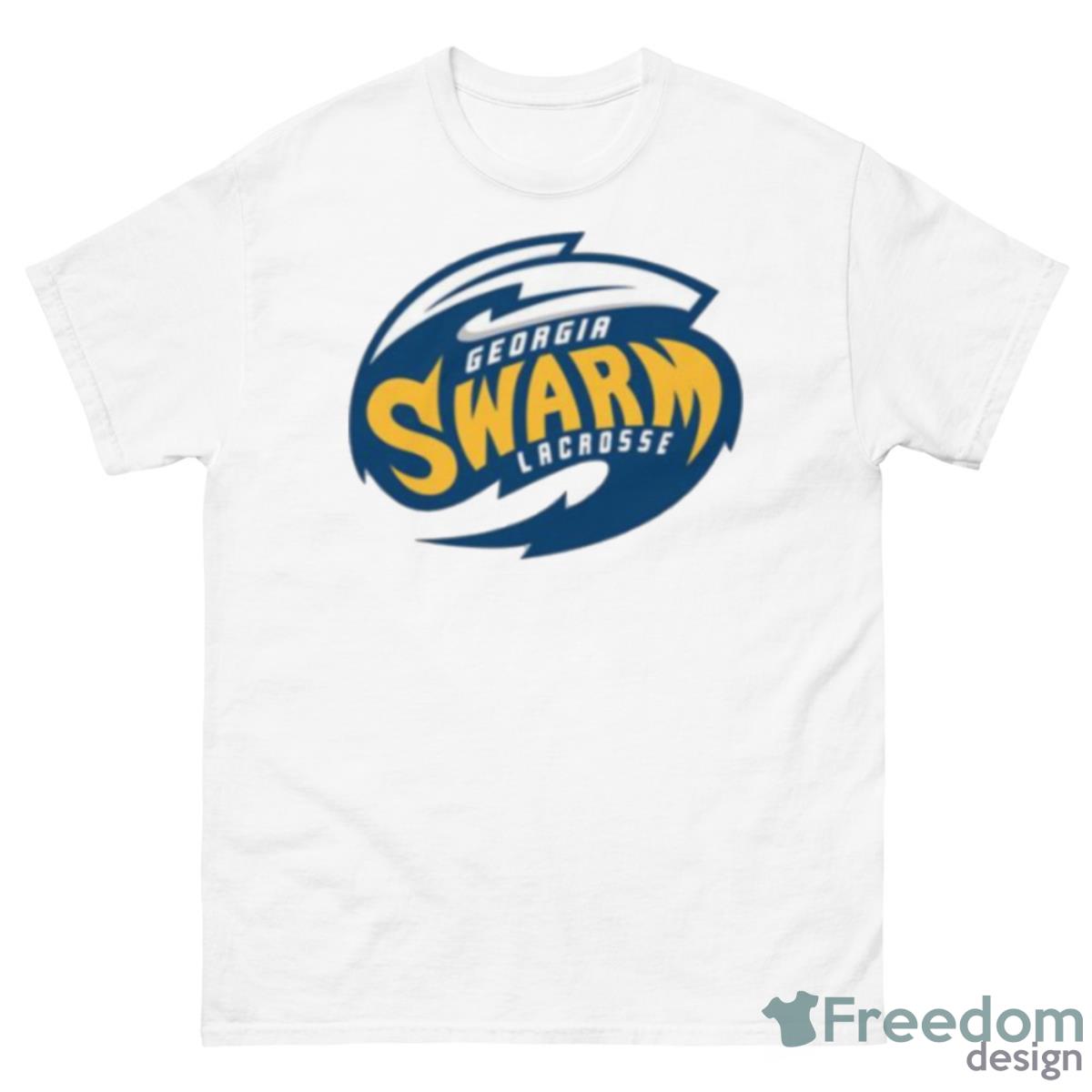 Georgia Swarm Logo Lacrosse Shirt - 500 Men’s Classic Tee Gildan