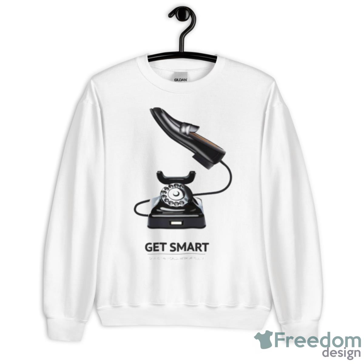 Get Smart Alternative Movie Poster Shirt - Unisex Heavy Blend Crewneck Sweatshirt