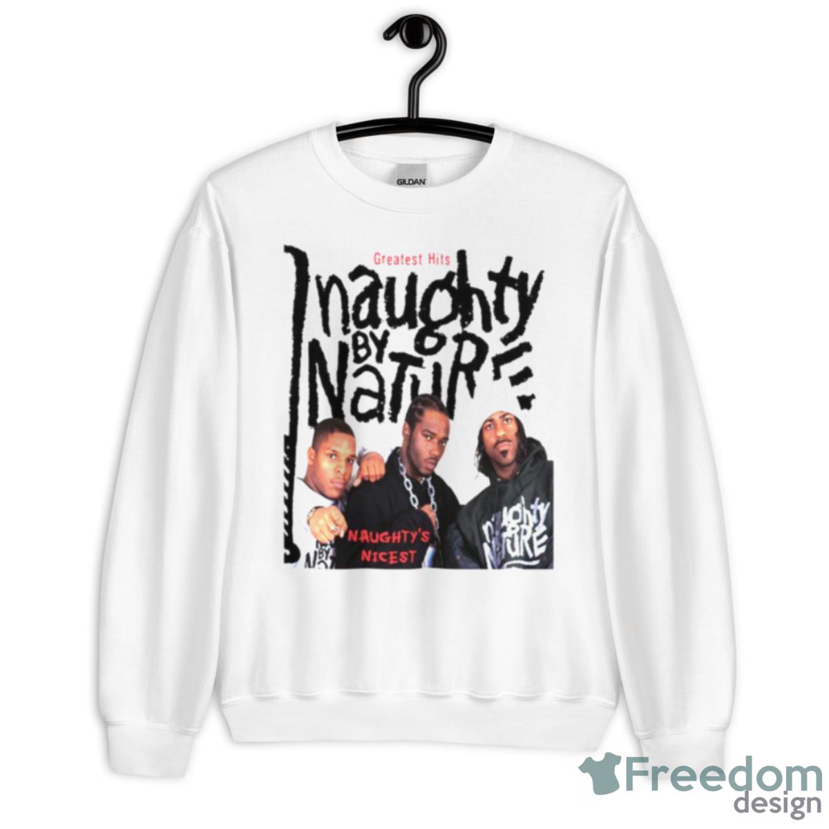 Ghetto Bastard Naughty By Nature Shirt - Unisex Heavy Blend Crewneck Sweatshirt