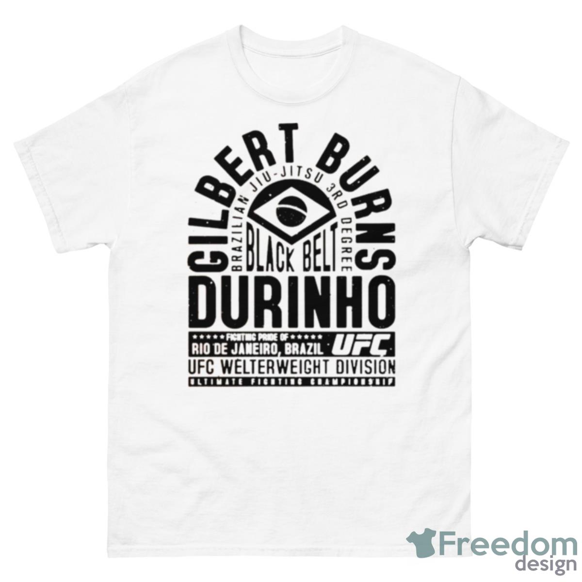 Gilbert Burns Bjj Black Belt Shirt - 500 Men’s Classic Tee Gildan