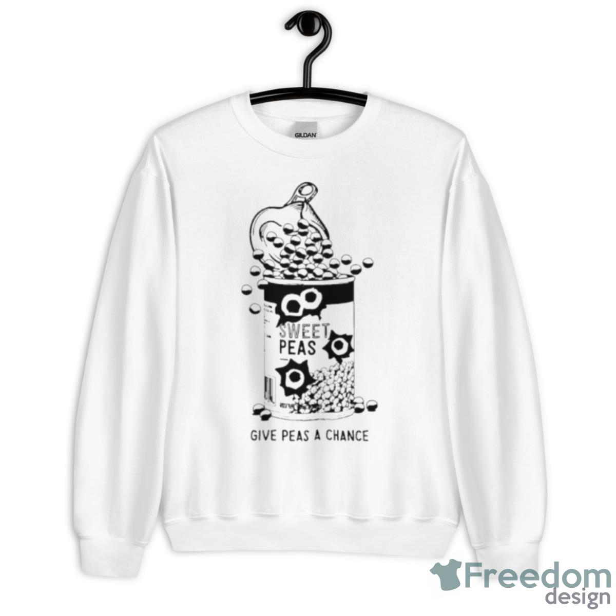 Give Peas A Chance Shirt - Unisex Heavy Blend Crewneck Sweatshirt