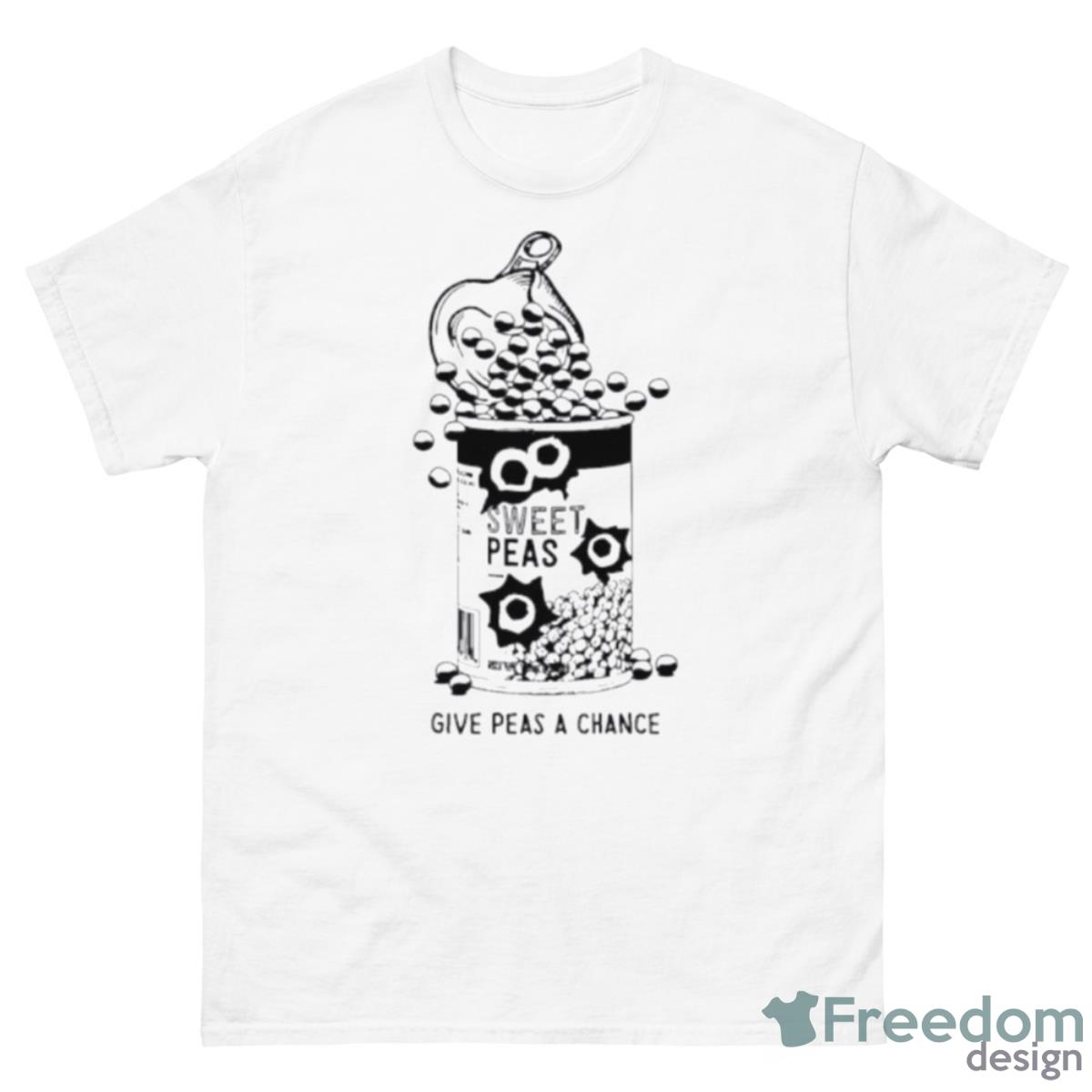 Give Peas A Chance Shirt - 500 Men’s Classic Tee Gildan Give Peas A Chance Shirt - 500 Men’s Classic Tee Gildan