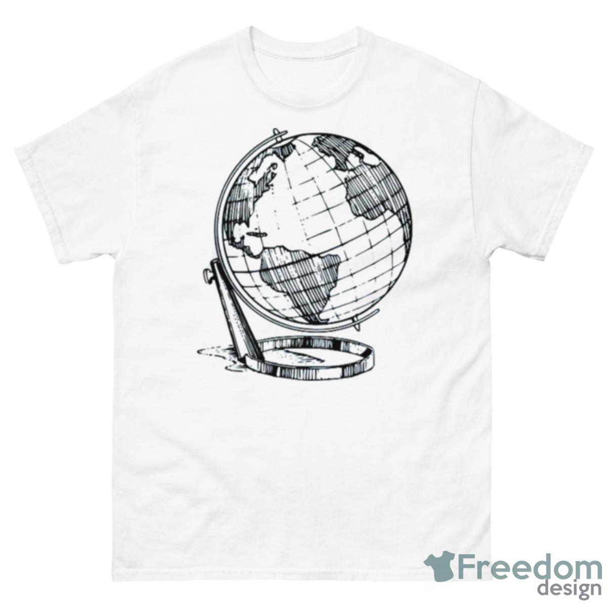 Globle Art Human Geography Shirt - 500 Men’s Classic Tee Gildan
