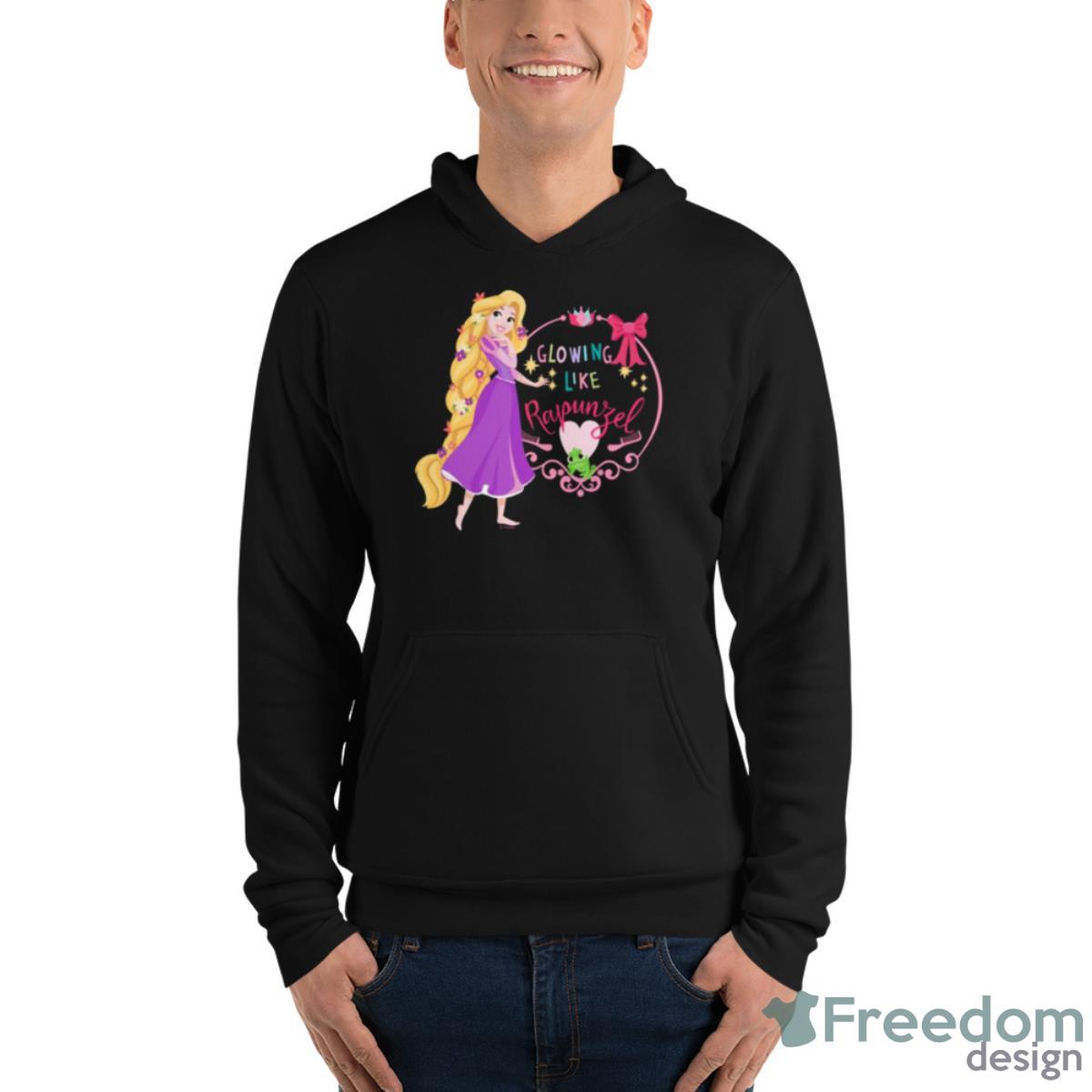 Glowing Like Rapunzel Shirt - Unisex Fleece Pullover Hoodie Glowing Like Rapunzel Shirt - Unisex Fleece Pullover Hoodie