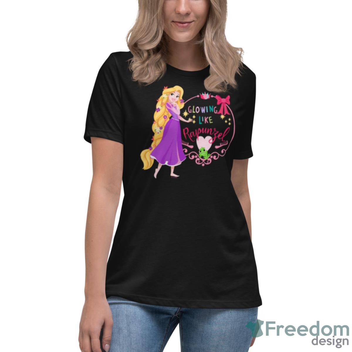 Glowing Like Rapunzel Shirt - Womens Relaxed Short Sleeve Jersey Tee Glowing Like Rapunzel Shirt - Womens Relaxed Short Sleeve Jersey Tee