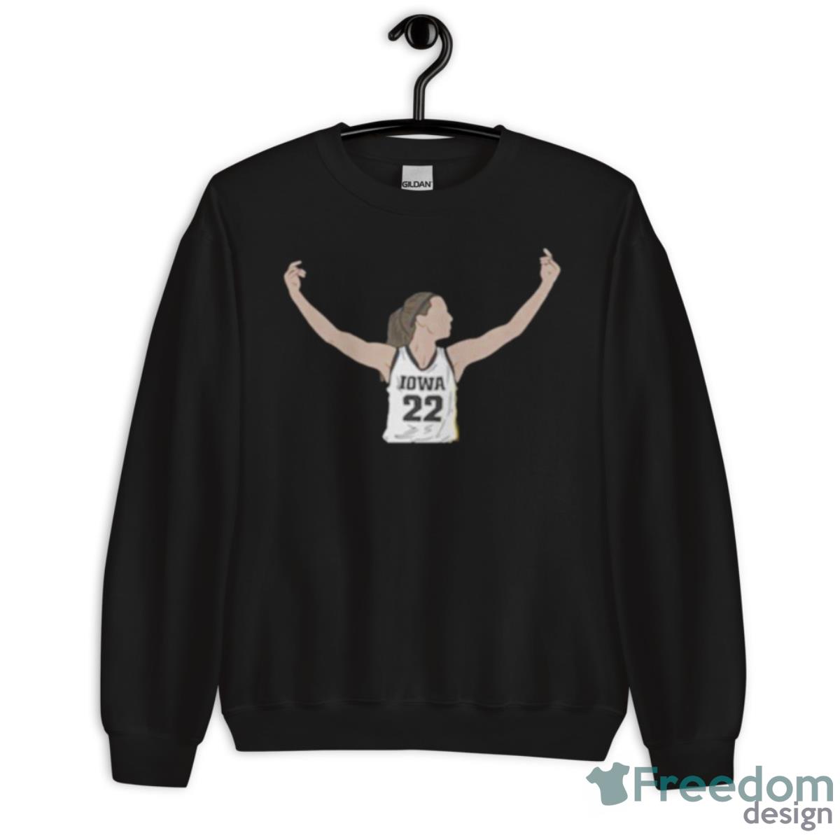 Goat Caitlin Clark 22 Celebration Iowa Hawkeyes McDonalds All American Shirt - Unisex Crewneck Sweatshirt