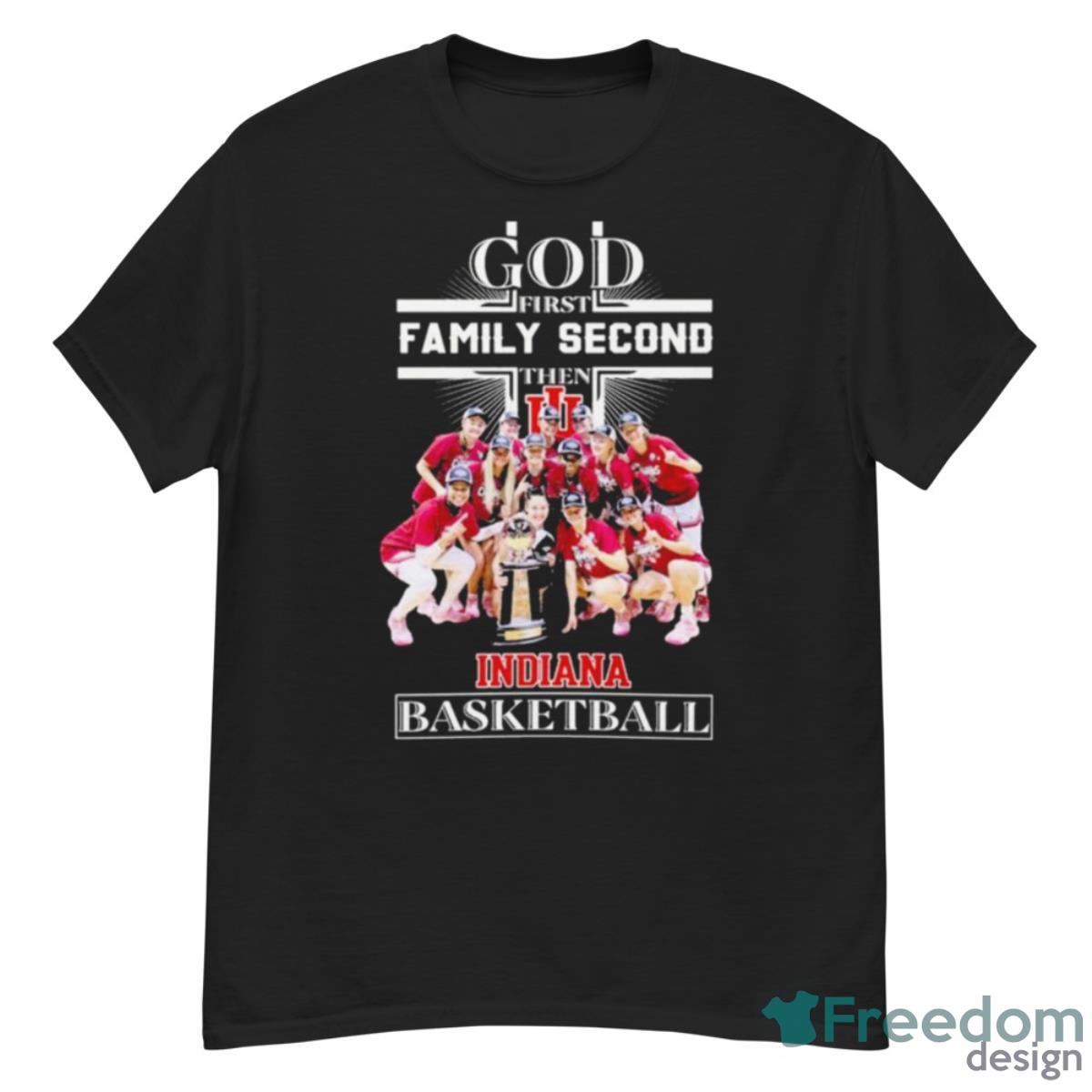 God First Family Second Then Team Indiana Basketball Shirt - G500 Men’s Classic T-Shirt