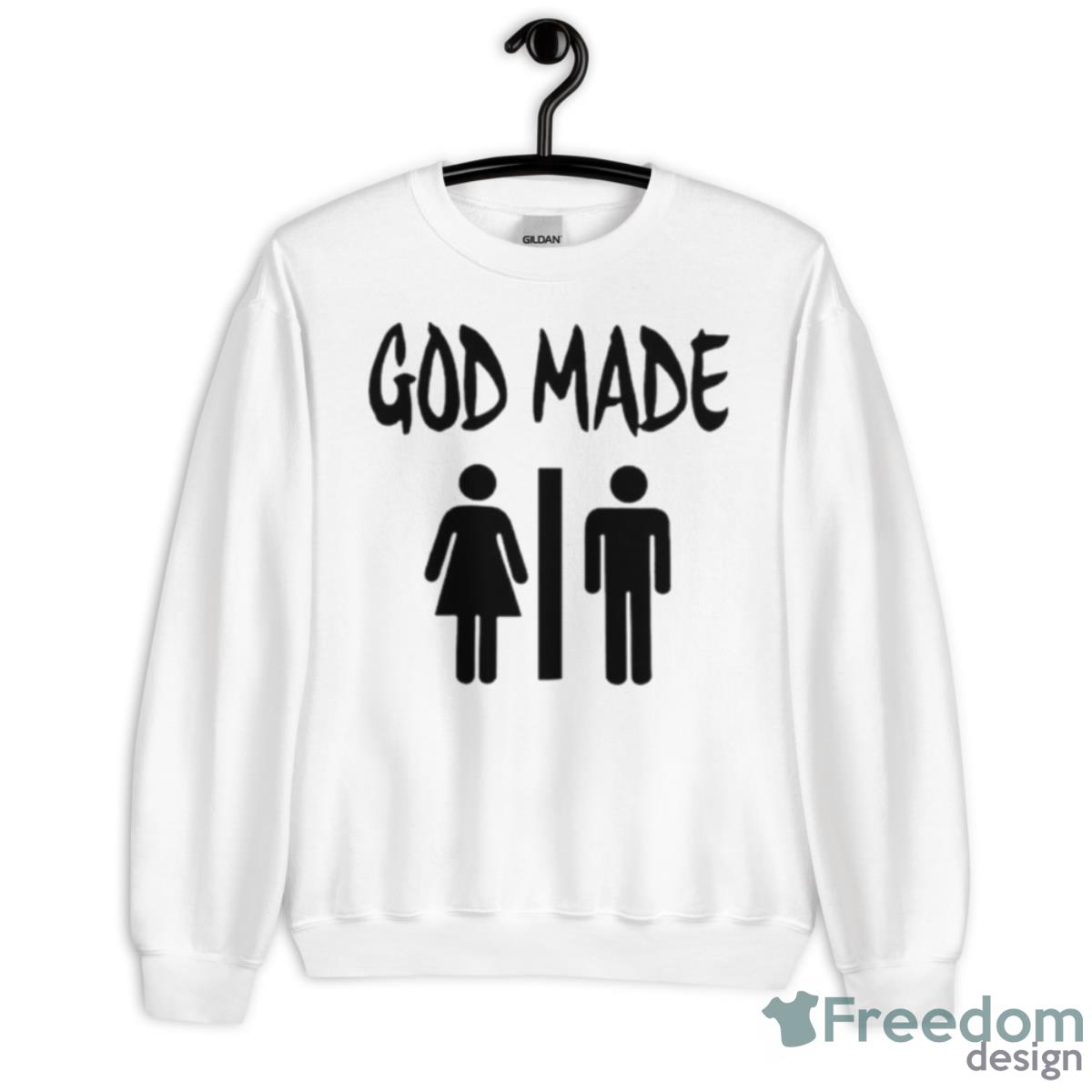 God Made Man Shirt - Unisex Heavy Blend Crewneck Sweatshirt