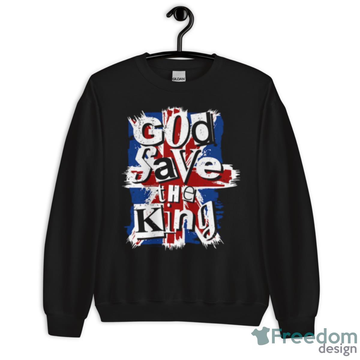 God Save The King Charles Iii Coronation 2023 Shirt - Unisex Crewneck Sweatshirt