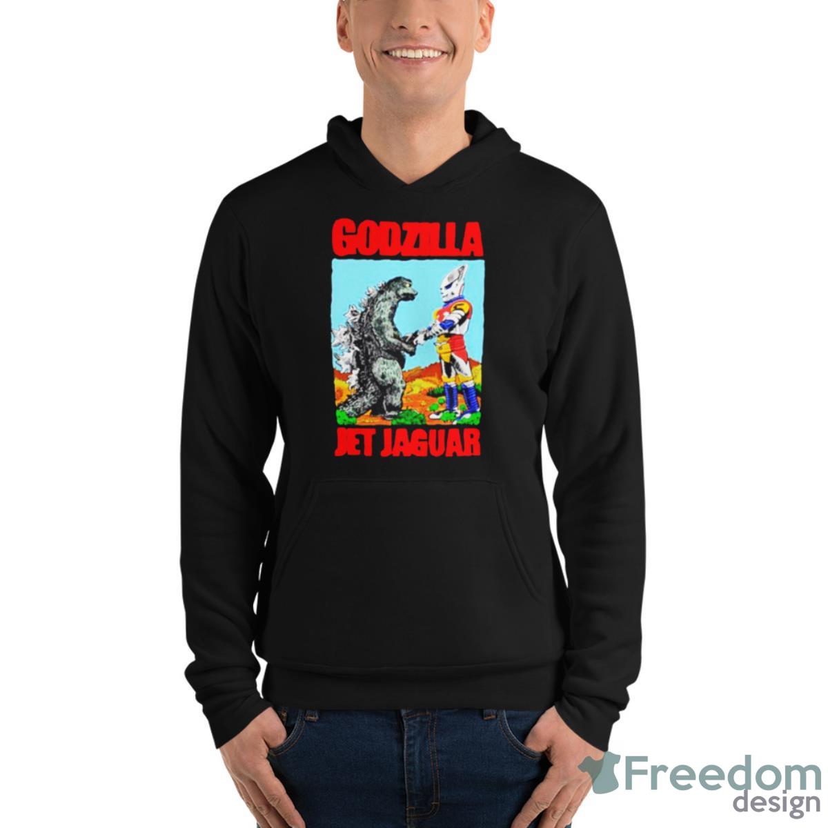 Godzilla Jet Jaguar Shirt - Unisex Fleece Pullover Hoodie Godzilla Jet Jaguar Shirt - Unisex Fleece Pullover Hoodie