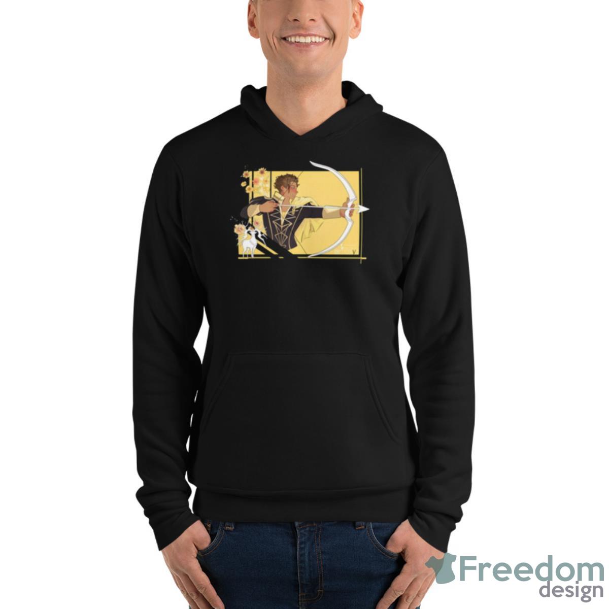 Golden Arrow Fire Emblem Shirt - Unisex Fleece Pullover Hoodie Golden Arrow Fire Emblem Shirt - Unisex Fleece Pullover Hoodie