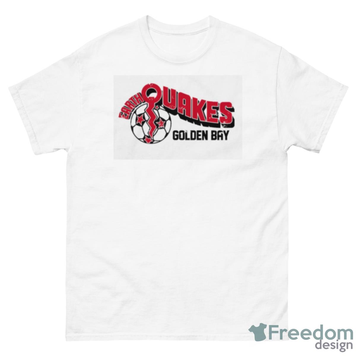 Golden Bay Earthquakes Shirt - 500 Men’s Classic Tee Gildan