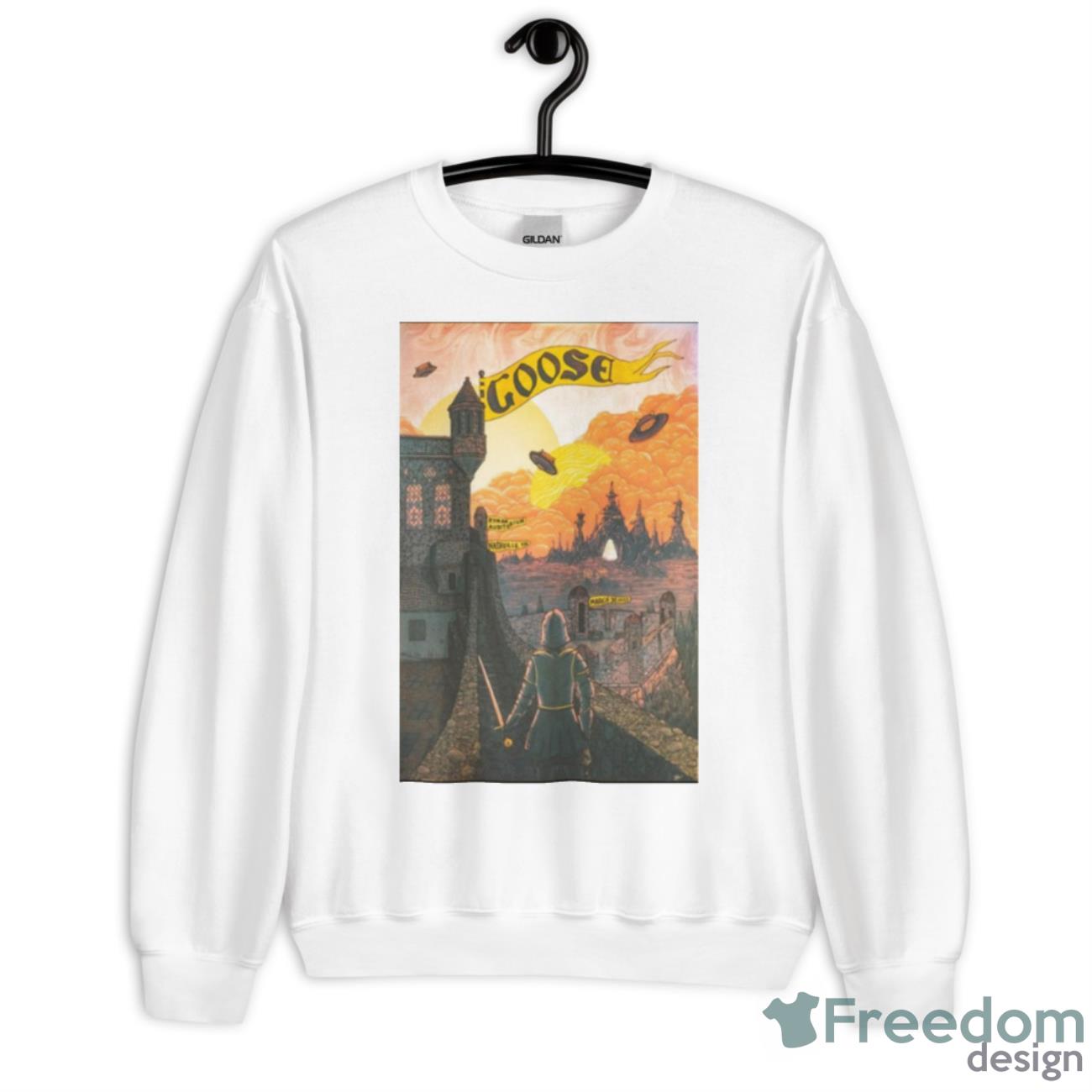 Goose Nashville TM March 30 2023 Poster Shirt - Unisex Heavy Blend Crewneck Sweatshirt