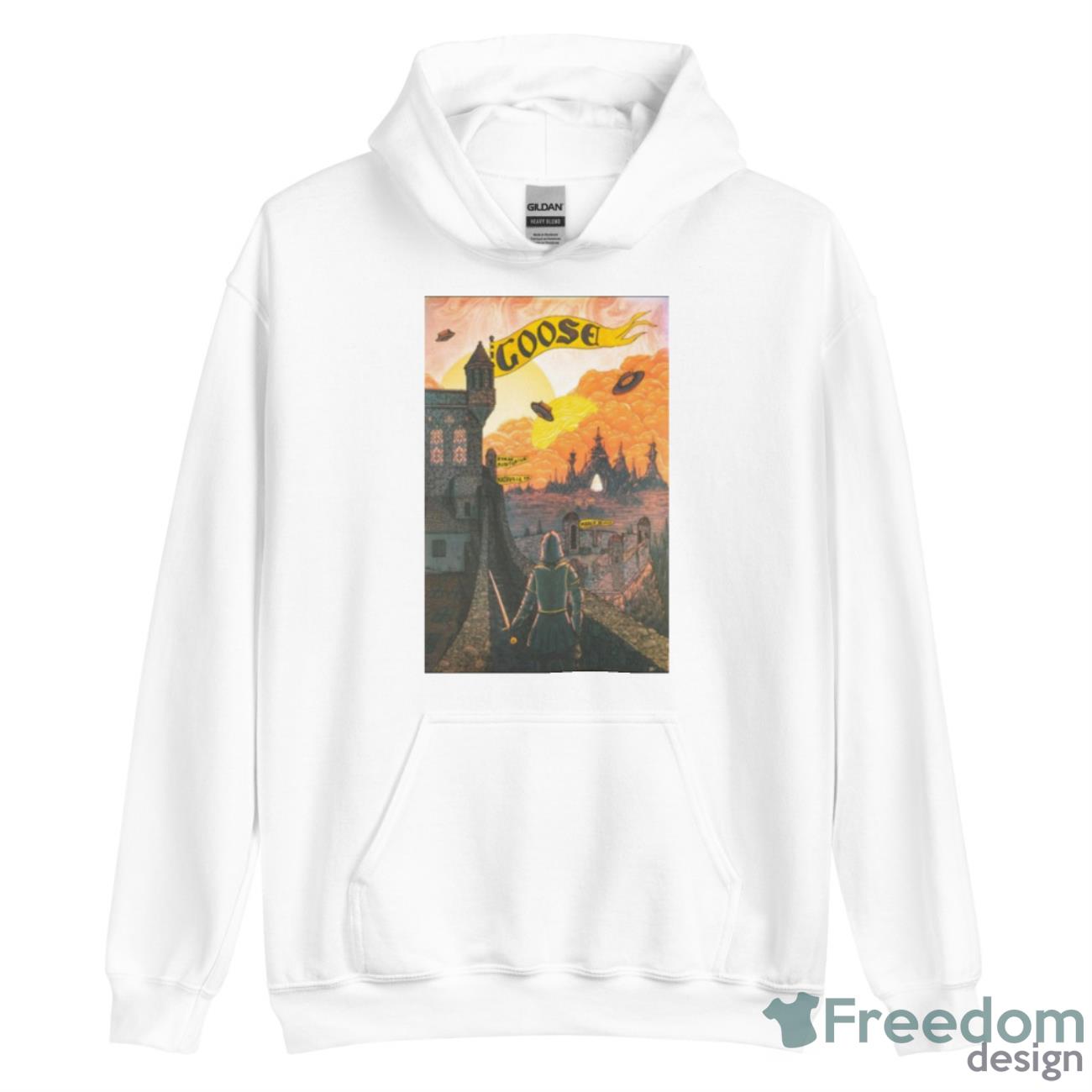 Goose Nashville TM March 30 2023 Poster Shirt image Goose Nashville TM March 30 2023 Poster Shirt - Unisex Heavy Blend Hooded Sweatshirt