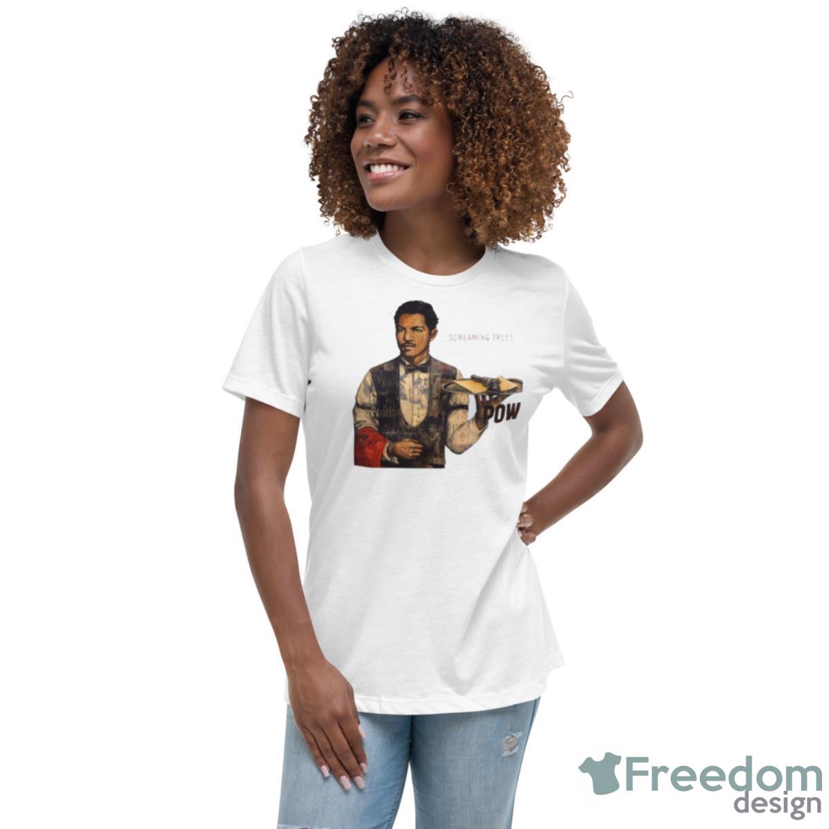 Gospel Plow Screaming Trees Shirt - Womens Relaxed Short Sleeve Jersey Tee Gospel Plow Screaming Trees Shirt - Womens Relaxed Short Sleeve Jersey Tee