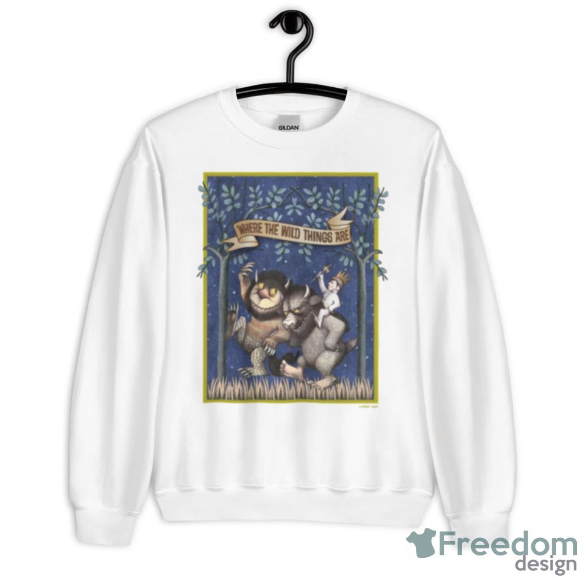 Graphic Where The Wild Things Are Shirt - Unisex Heavy Blend Crewneck Sweatshirt
