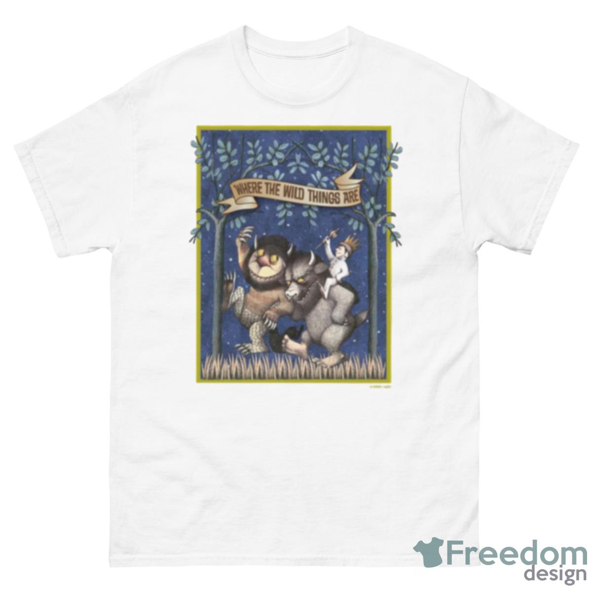 Graphic Where The Wild Things Are Shirt - 500 Men’s Classic Tee Gildan