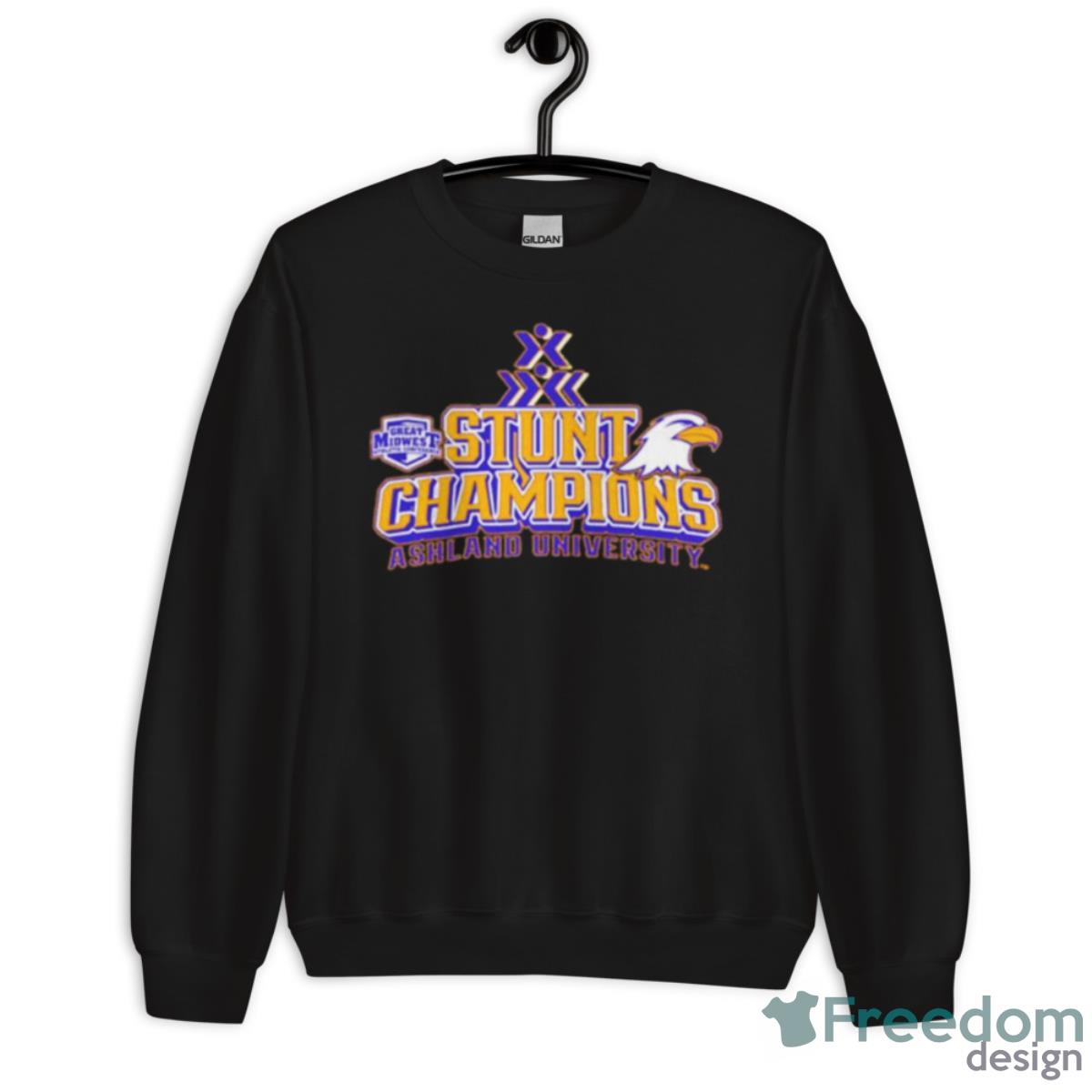 Great Midwest Athletic Conference Stunt Champions Ashland University Shirt - Unisex Crewneck Sweatshirt