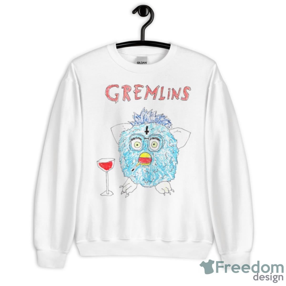 Gremlins Wine Shirt - Unisex Heavy Blend Crewneck Sweatshirt