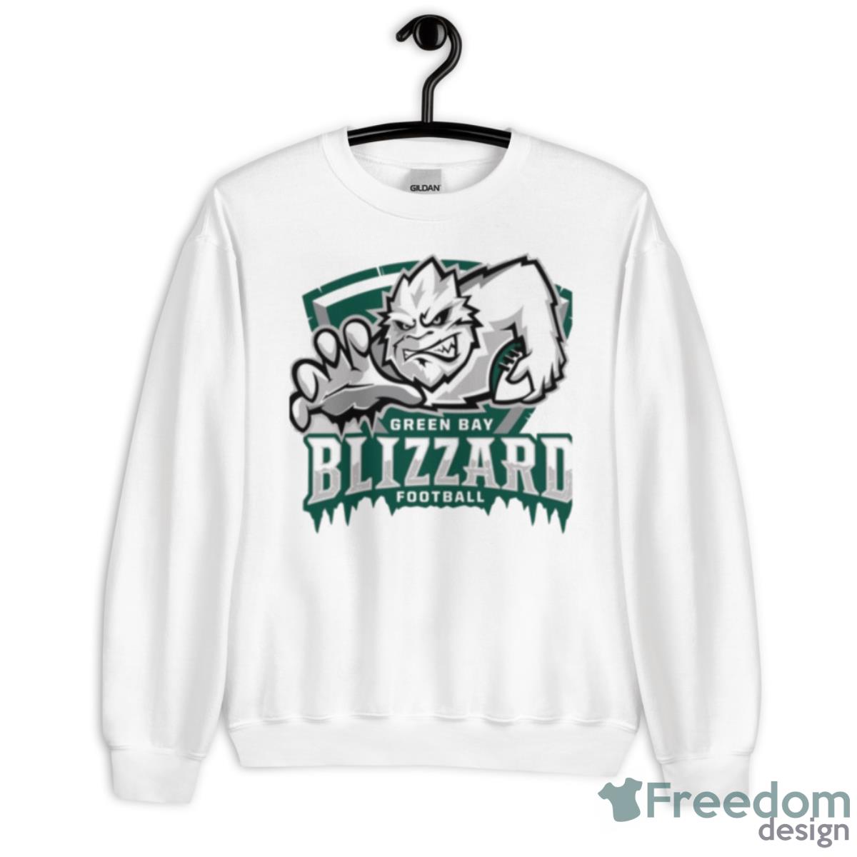 Grend Bay Blizzard Football Logo Shirt - Unisex Heavy Blend Crewneck Sweatshirt