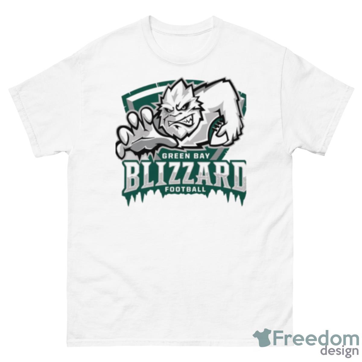 Grend Bay Blizzard Football Logo Shirt - 500 Men’s Classic Tee Gildan