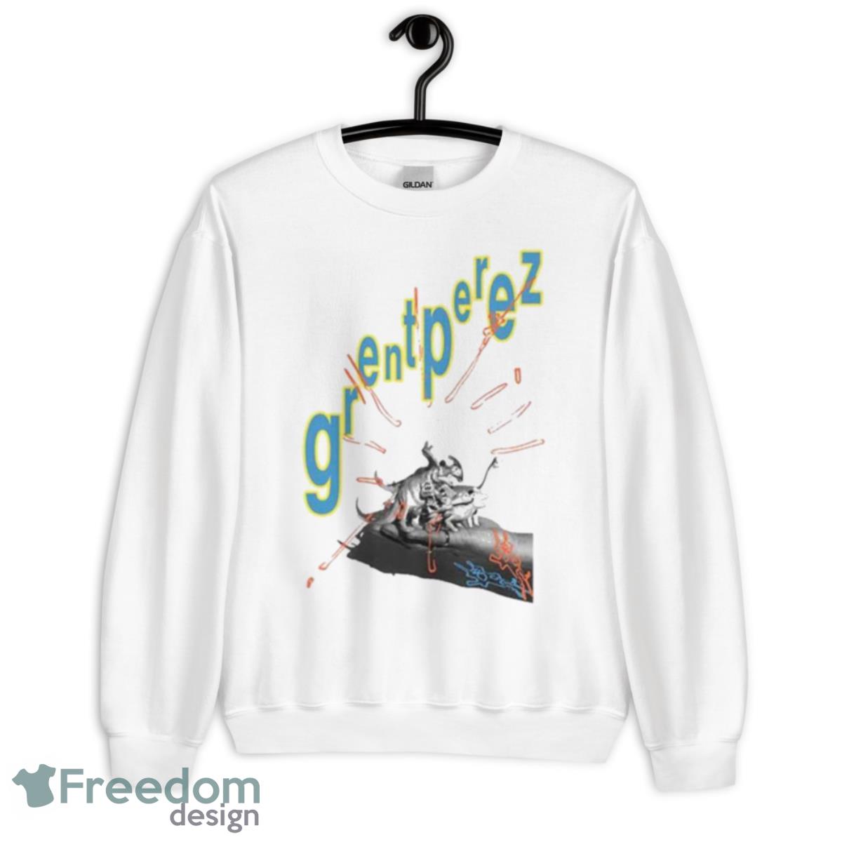 Grentperez Merch When We Were Younger Dino Blast Shirt image Grentperez Merch When We Were Younger Dino Blast Shirt - Unisex Crewneck Sweatshirt