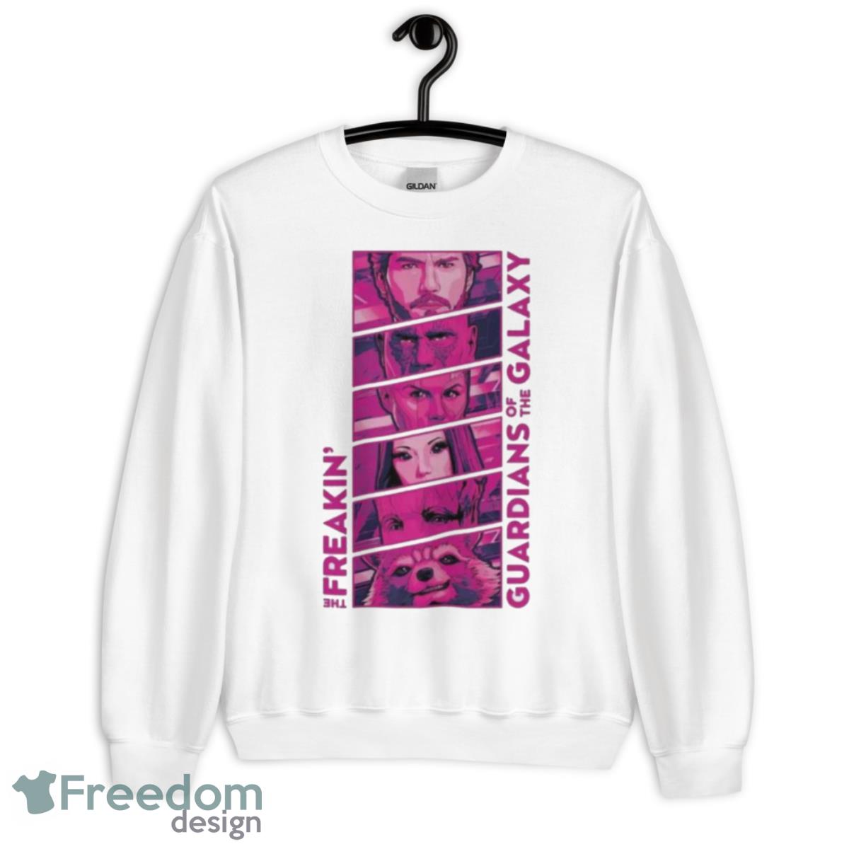 Guardians Of The Galaxy Faces Ringer Shirt - Unisex Crewneck Sweatshirt Guardians Of The Galaxy Faces Ringer Shirt - Unisex Crewneck Sweatshirt