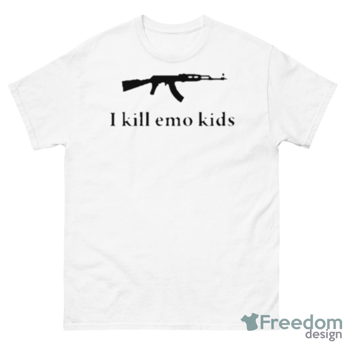 Gun I Kill Emo Kids Shirt - 500 Men’s Classic Tee Gildan