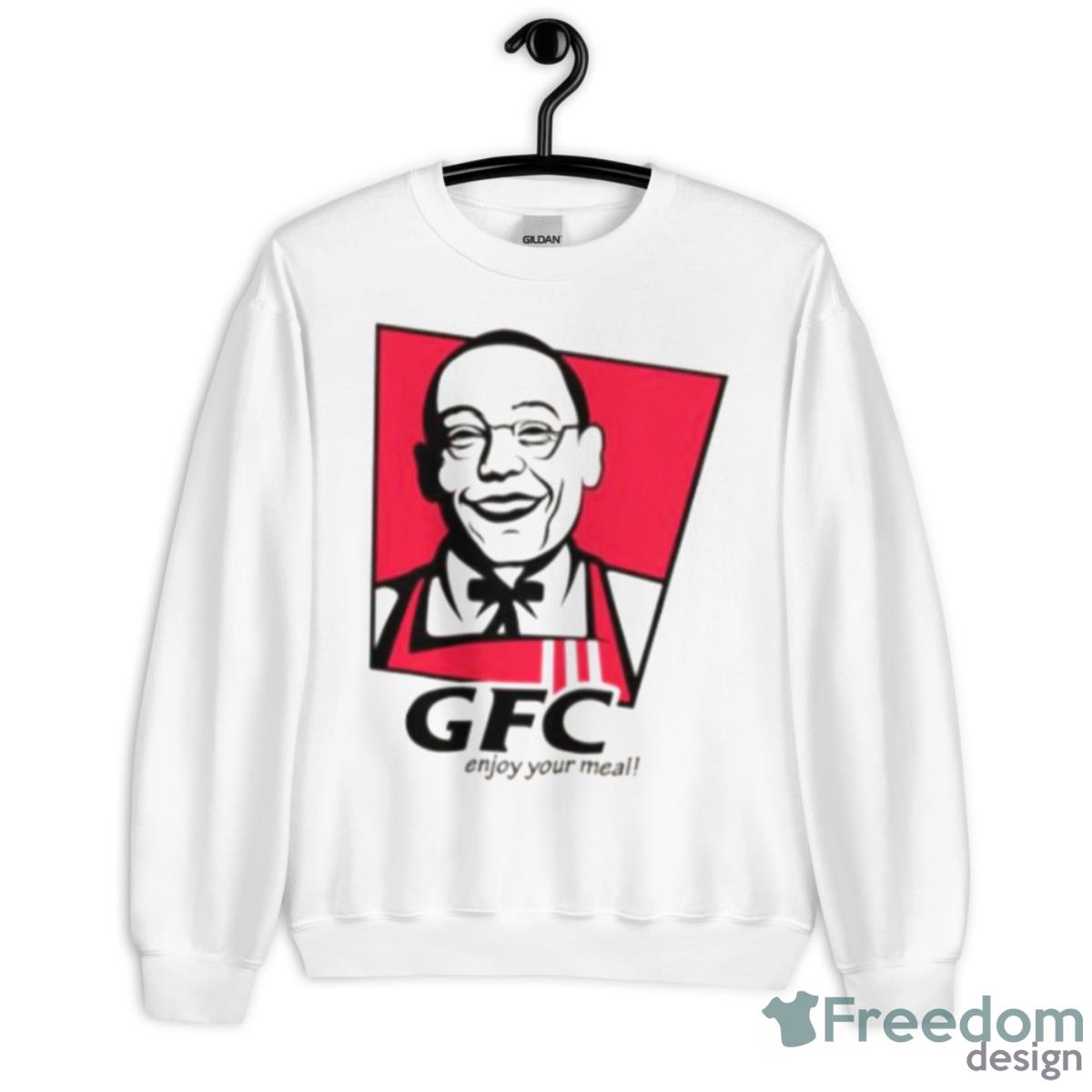 Gus Fried Chicken Kfc Parody Logo Giancarlo Esposito Shirt image Gus Fried Chicken Kfc Parody Logo Giancarlo Esposito Shirt - Unisex Heavy Blend Crewneck Sweatshirt