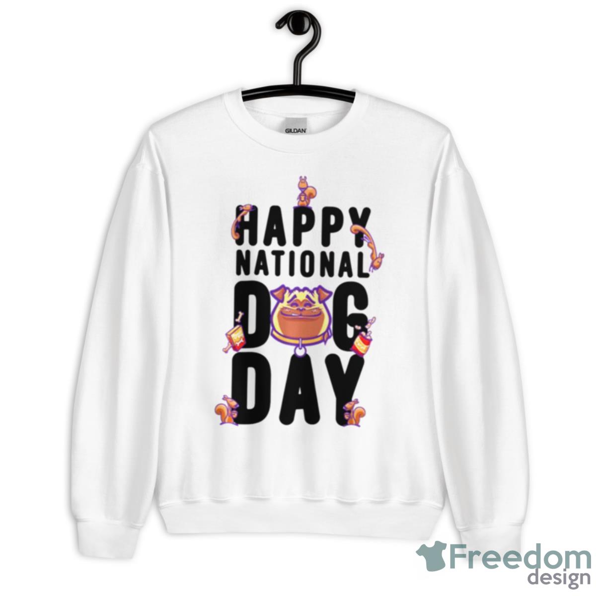 Happy Dog Day Mel Long Sleeve Secret Life Of Pets Shirt - Unisex Heavy Blend Crewneck Sweatshirt
