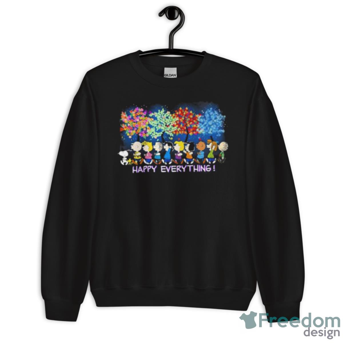 Happy Everything Snoopy And Friends Shirt - Unisex Crewneck Sweatshirt