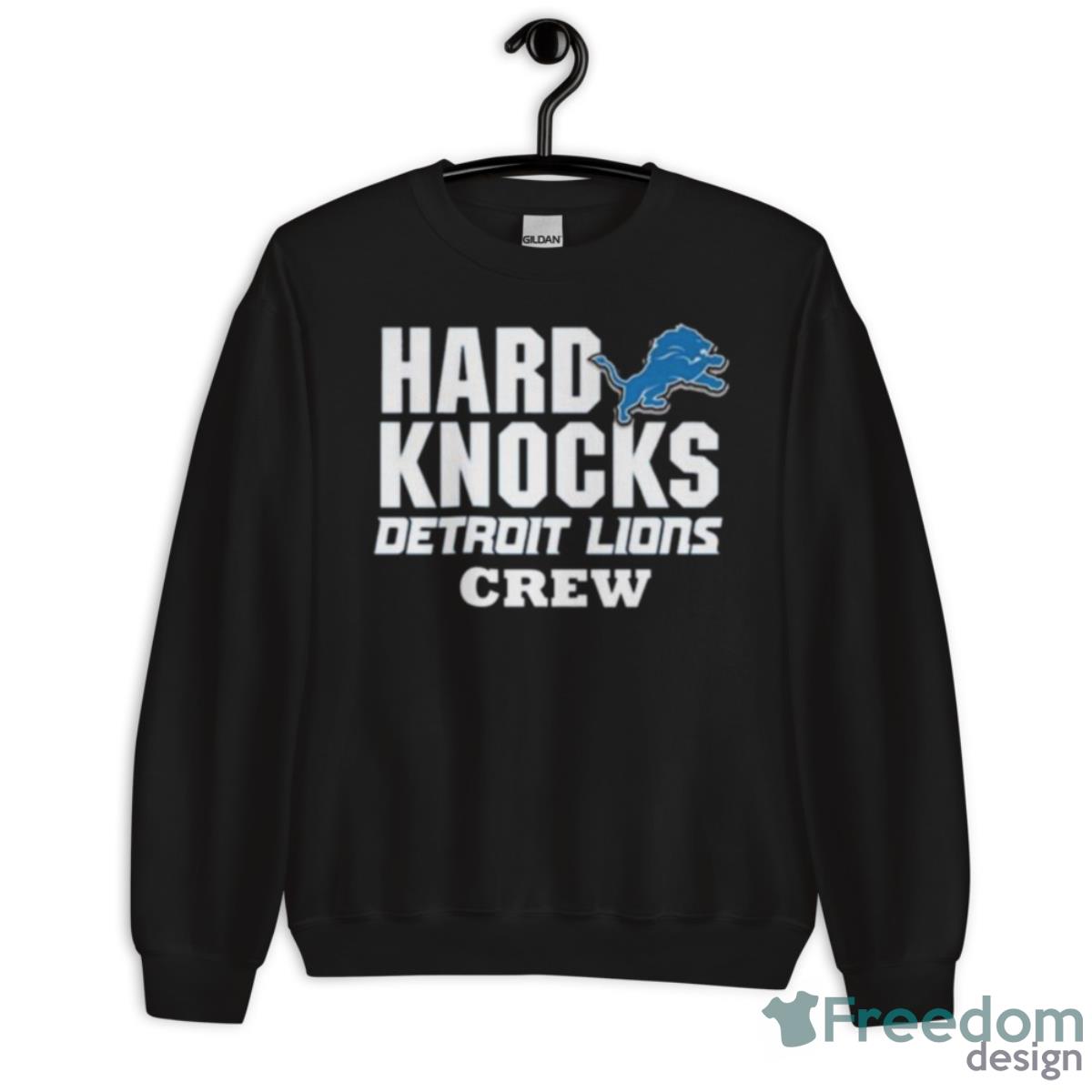 Hard Knocks Detroit Lions Crew T-Shirt, Custom prints store