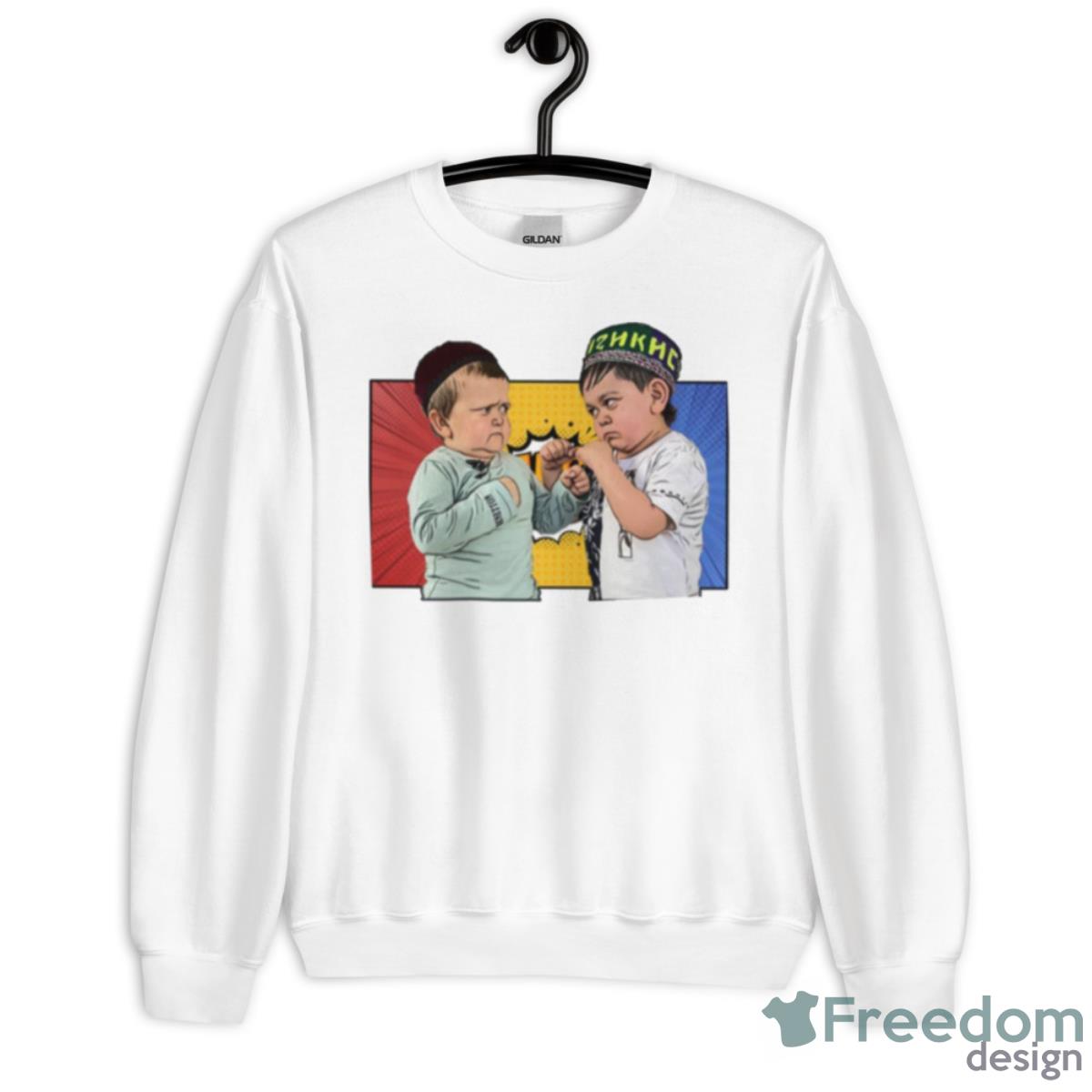 Hasbulla Vs Abdu The Fighters Shirt - Unisex Heavy Blend Crewneck Sweatshirt