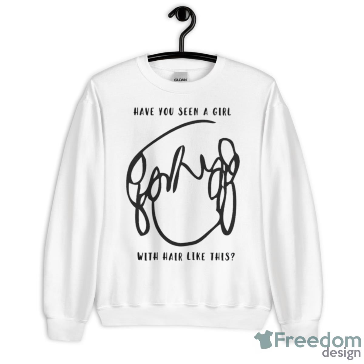 Have You Seen A Girl With Hair Like This Shirt - Unisex Heavy Blend Crewneck Sweatshirt