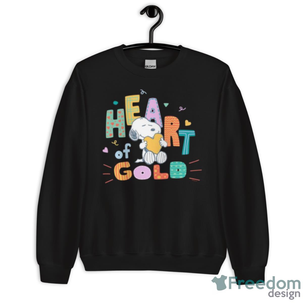 Heart Of Gold Baby Peanuts Snoopy Shirt - Unisex Crewneck Sweatshirt