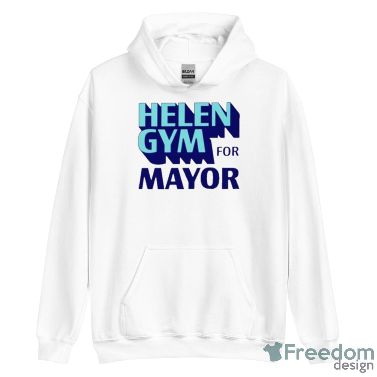 Helengym Store Helen Gym Mayor Shirt - Unisex Heavy Blend Hooded Sweatshirt