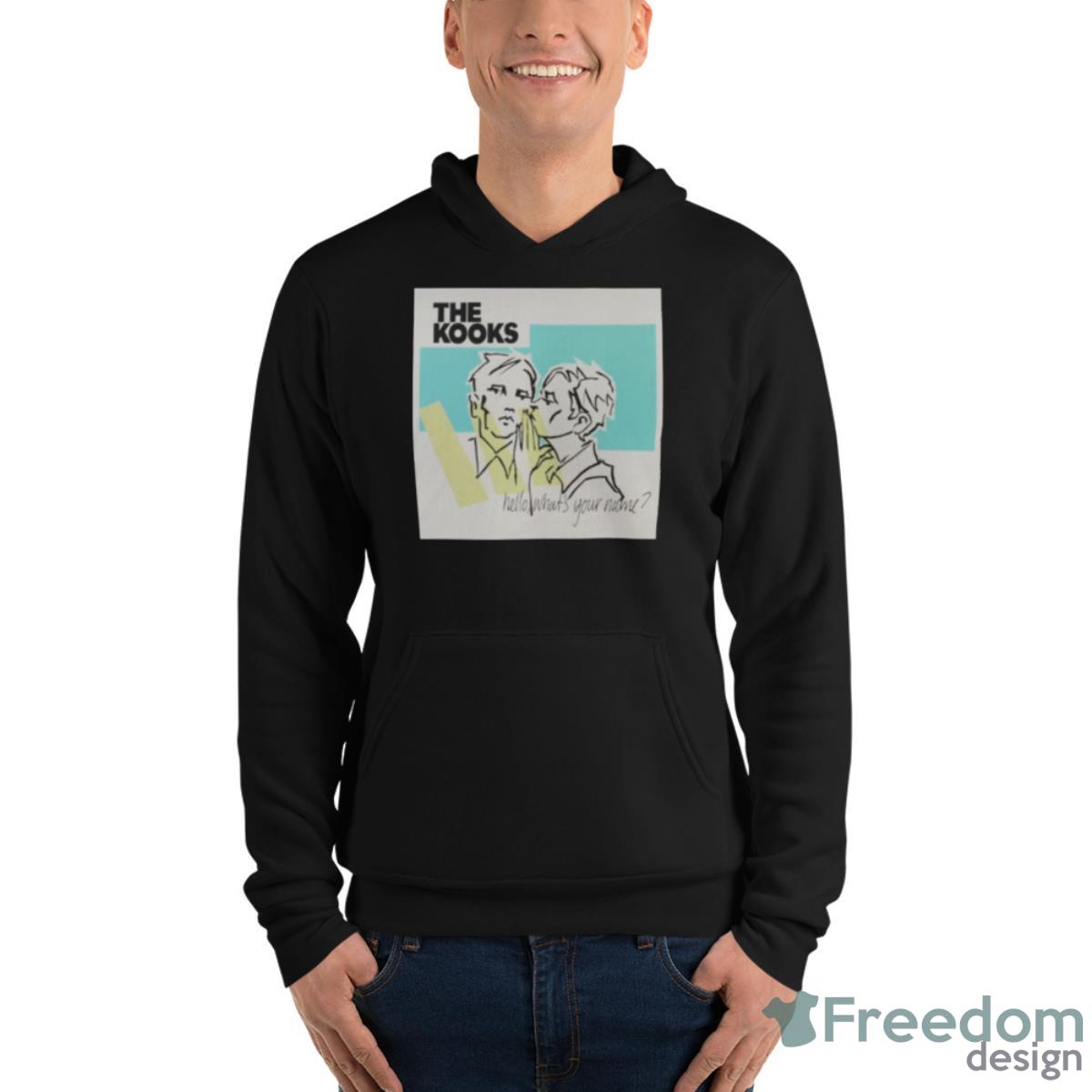 Hello Whats Your Name The Kooks Shirt image Hello Whats Your Name The Kooks Shirt - Unisex Fleece Pullover Hoodie